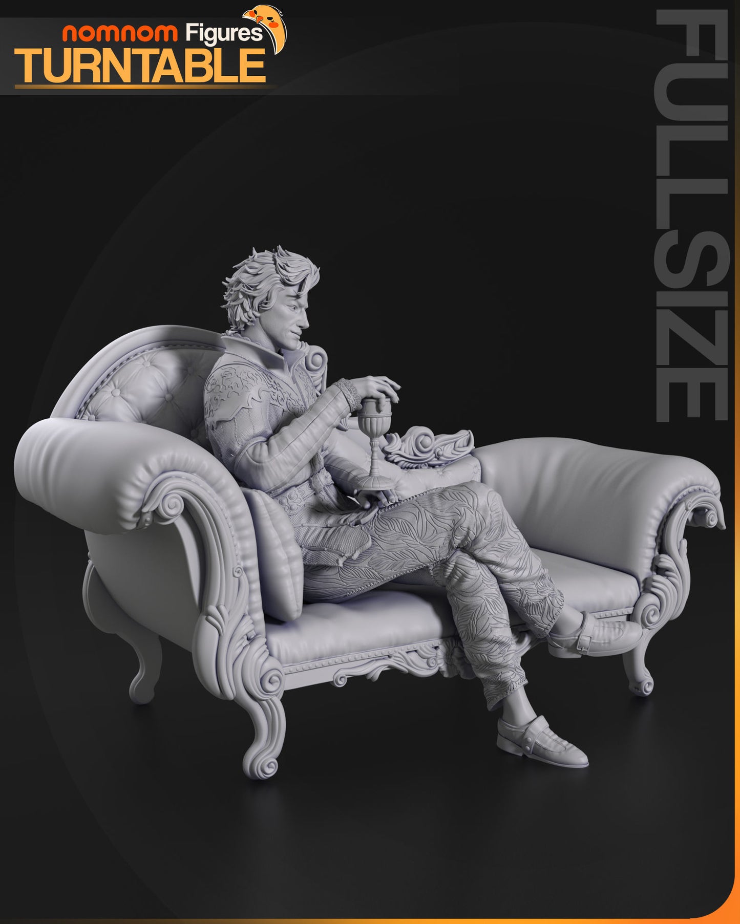 Astarion | Resin Model or Bust Kit | BG3 Baldur’s Gate Vampire Spawn