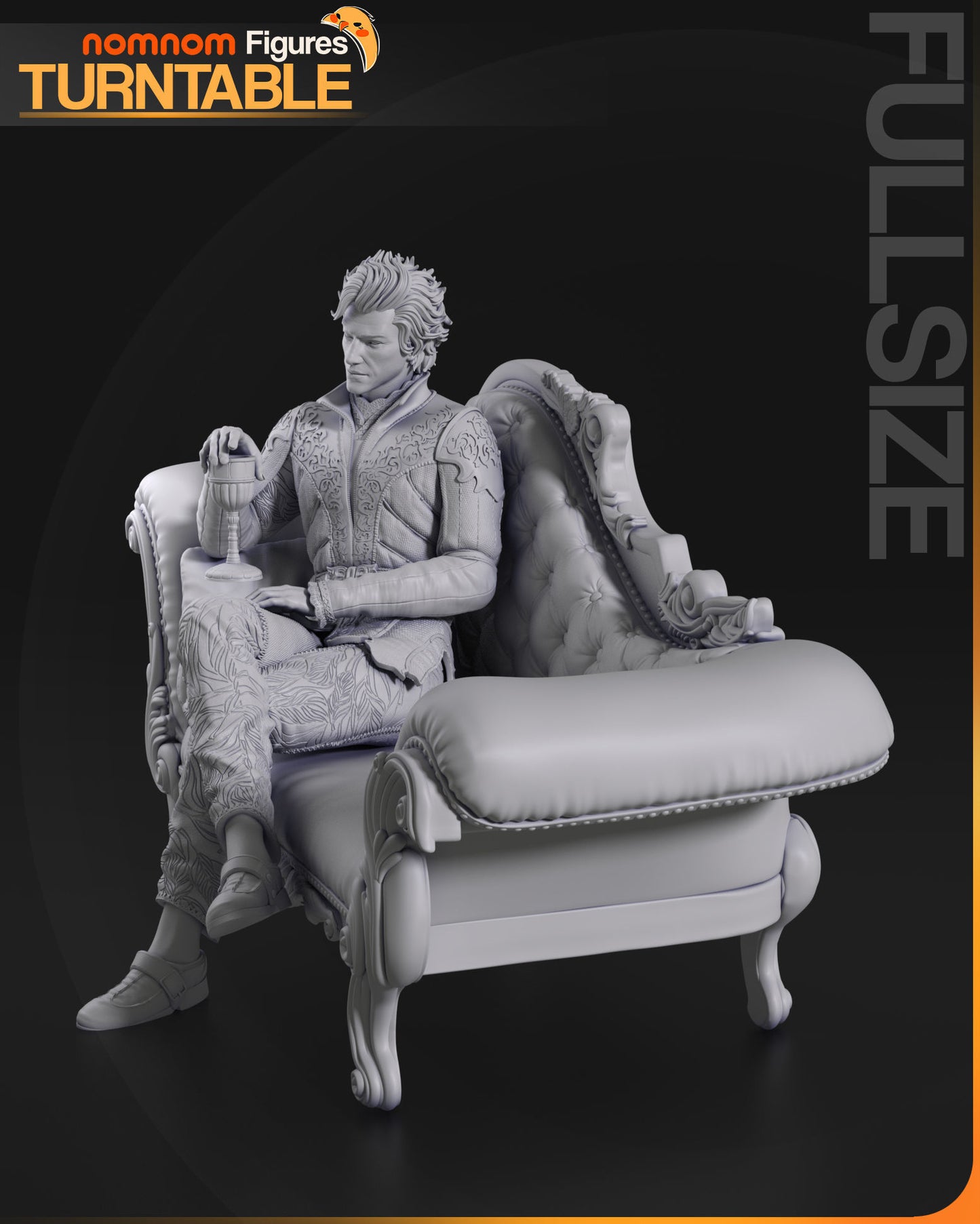 Astarion | Resin Model or Bust Kit | BG3 Baldur’s Gate Vampire Spawn