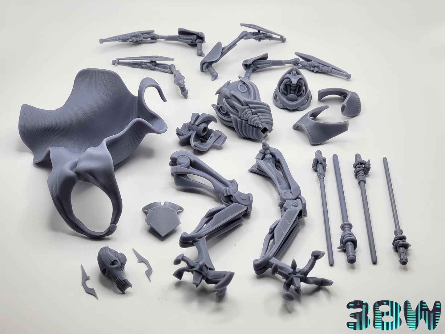 General Grievous | 10.5-Inch Resin Model Kit | DIY Star Wars Scene