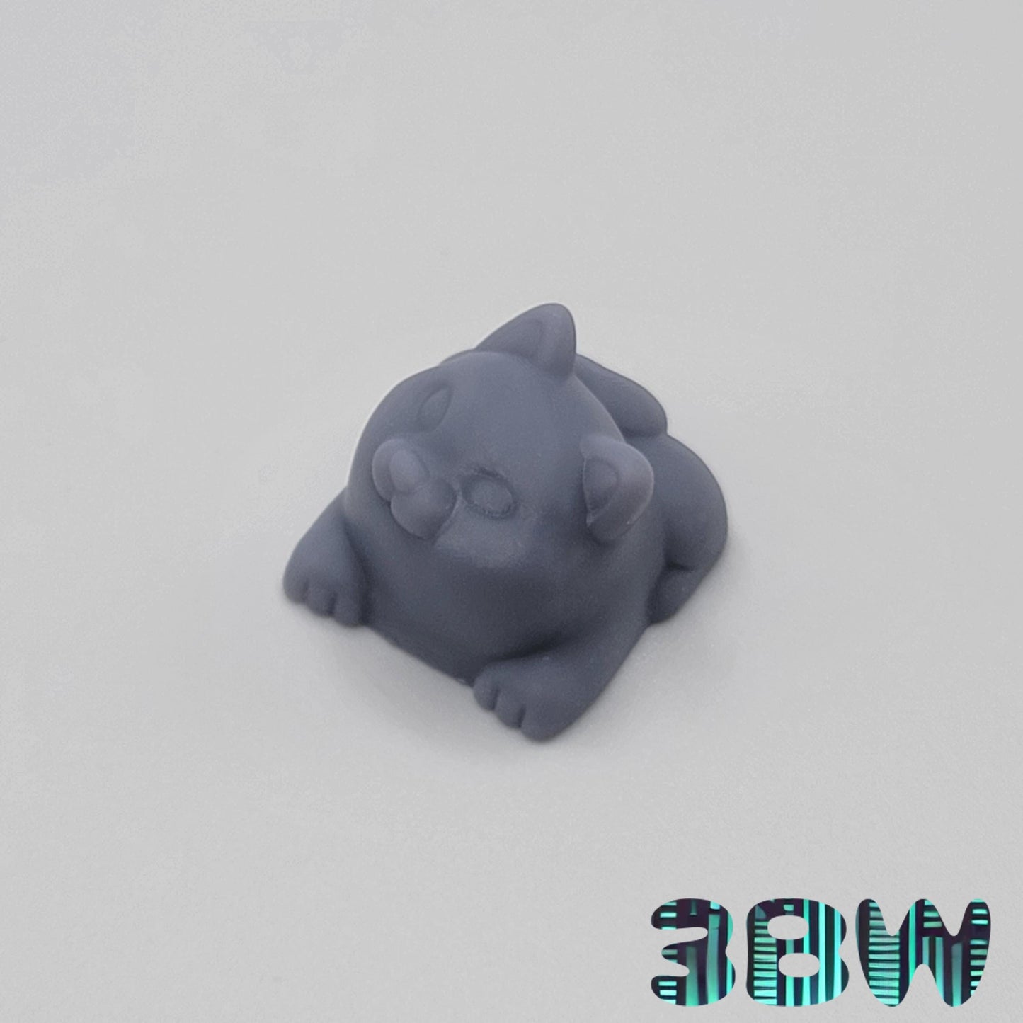 Chibi Animal Keycap Set | Unpainted Resin Artisan Caps | Cherry MX | Frog, Duck, Cat, Shark, Monkey, Pig