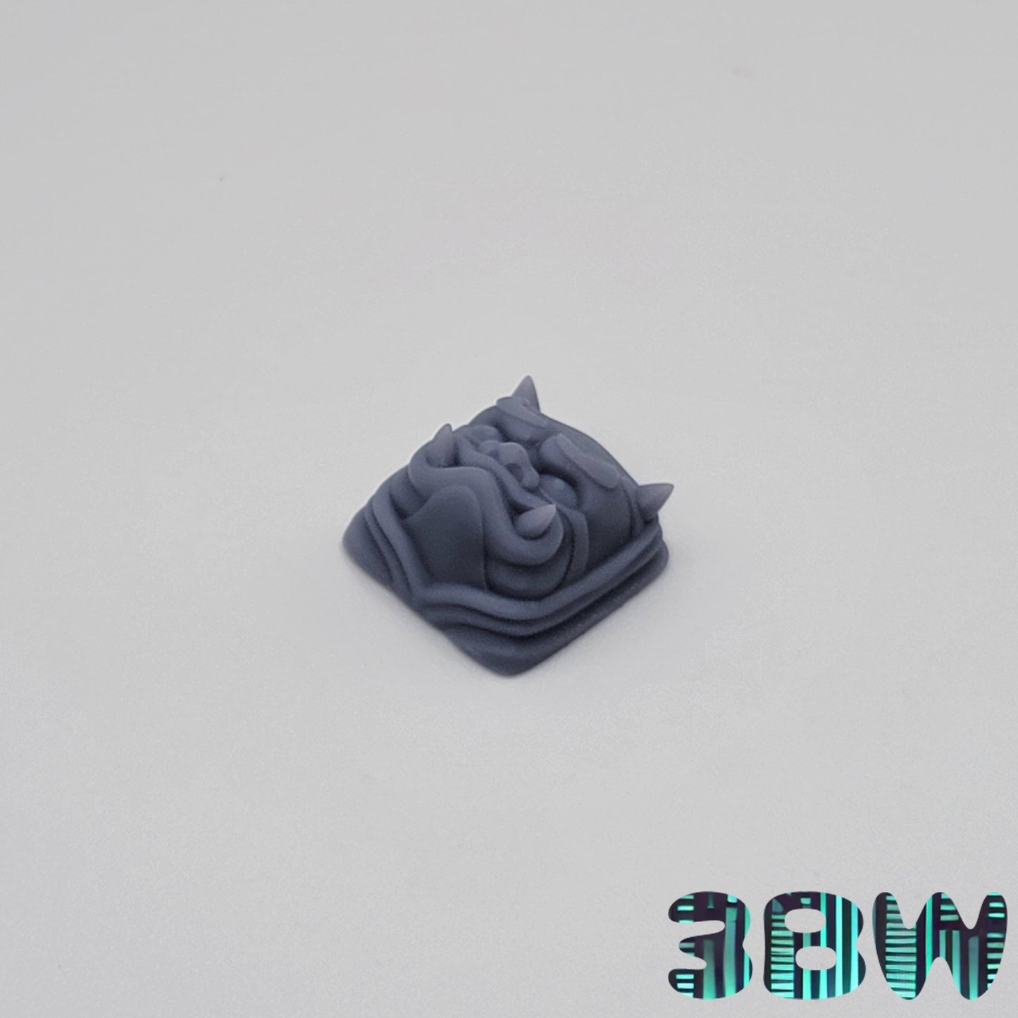 Japanese Mask Keycap Set | Unpainted Resin Artisan Caps | Cherry MX  | Oni, Hannya, Kitsune, Tengu