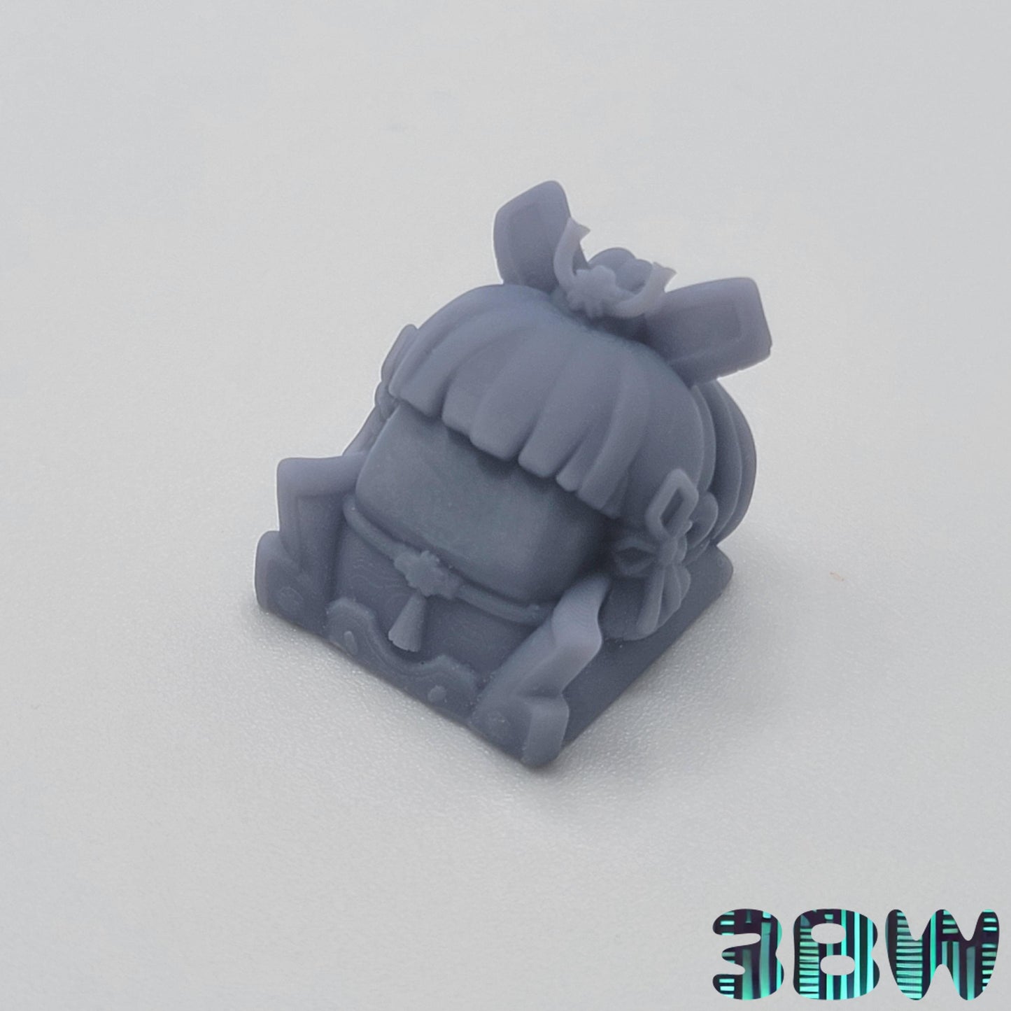 Genshin Impact Keycap Set | Unpainted Resin Artisan Caps | Cherry MX | Aether, Ayaka, Paimon, Zhongli, Raiden Shogun