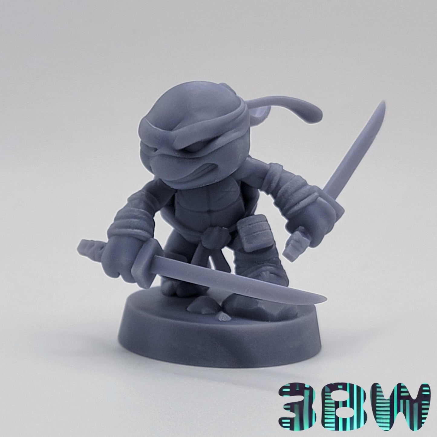 Chibi TMNT Set | 2-Inch Resin Model Kit | DIY TMNT Set | Teenage Mutant Ninja Turtles