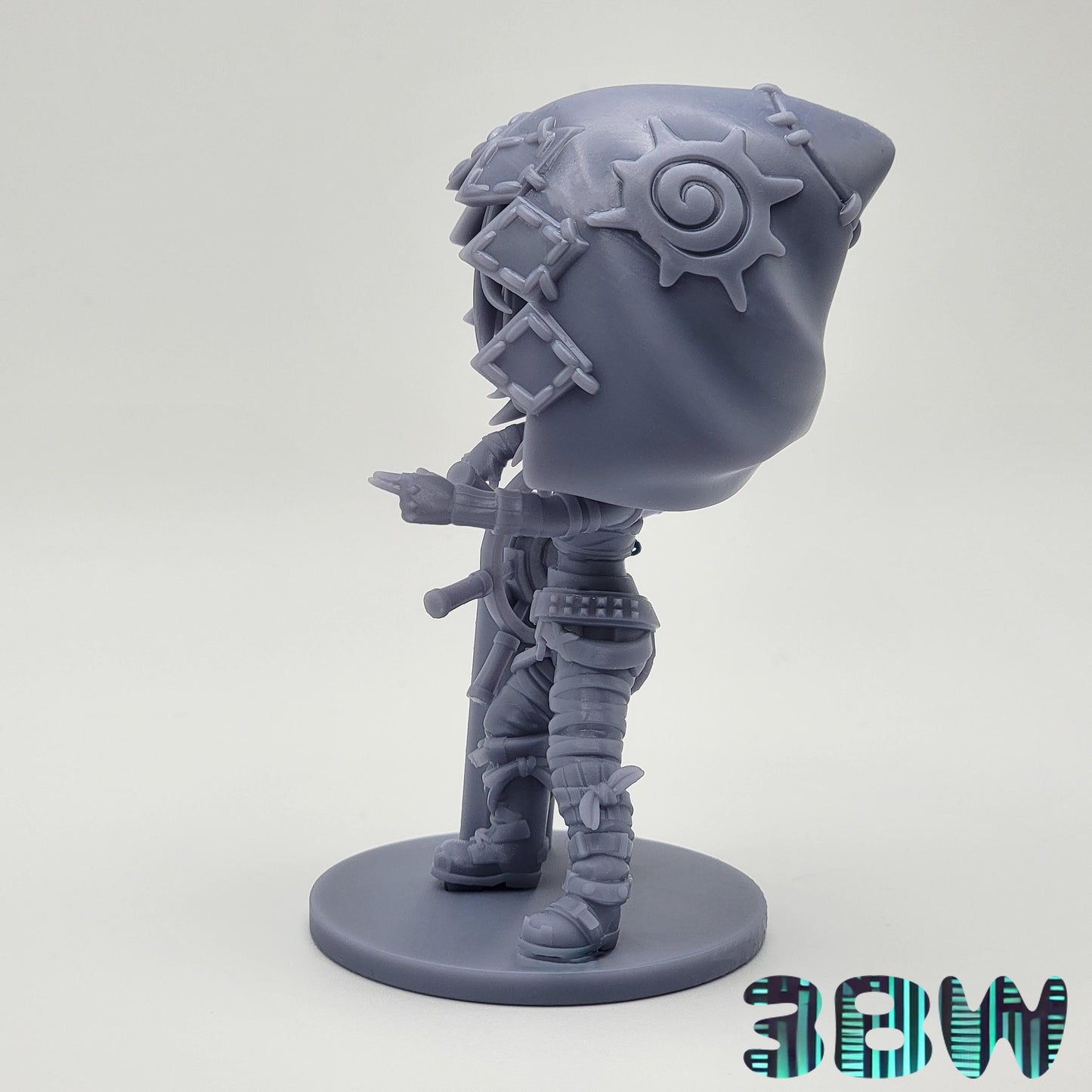 Chibi Jinx | 4-Inch Resin Model Kit | DIY Arcane: League of Legends Firecracker