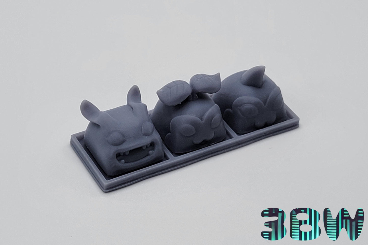 Baby Digimon Keycap Set | Unpainted Resin Artisan Caps | Cherry MX | Koromon, Tanemon, Tsunomon
