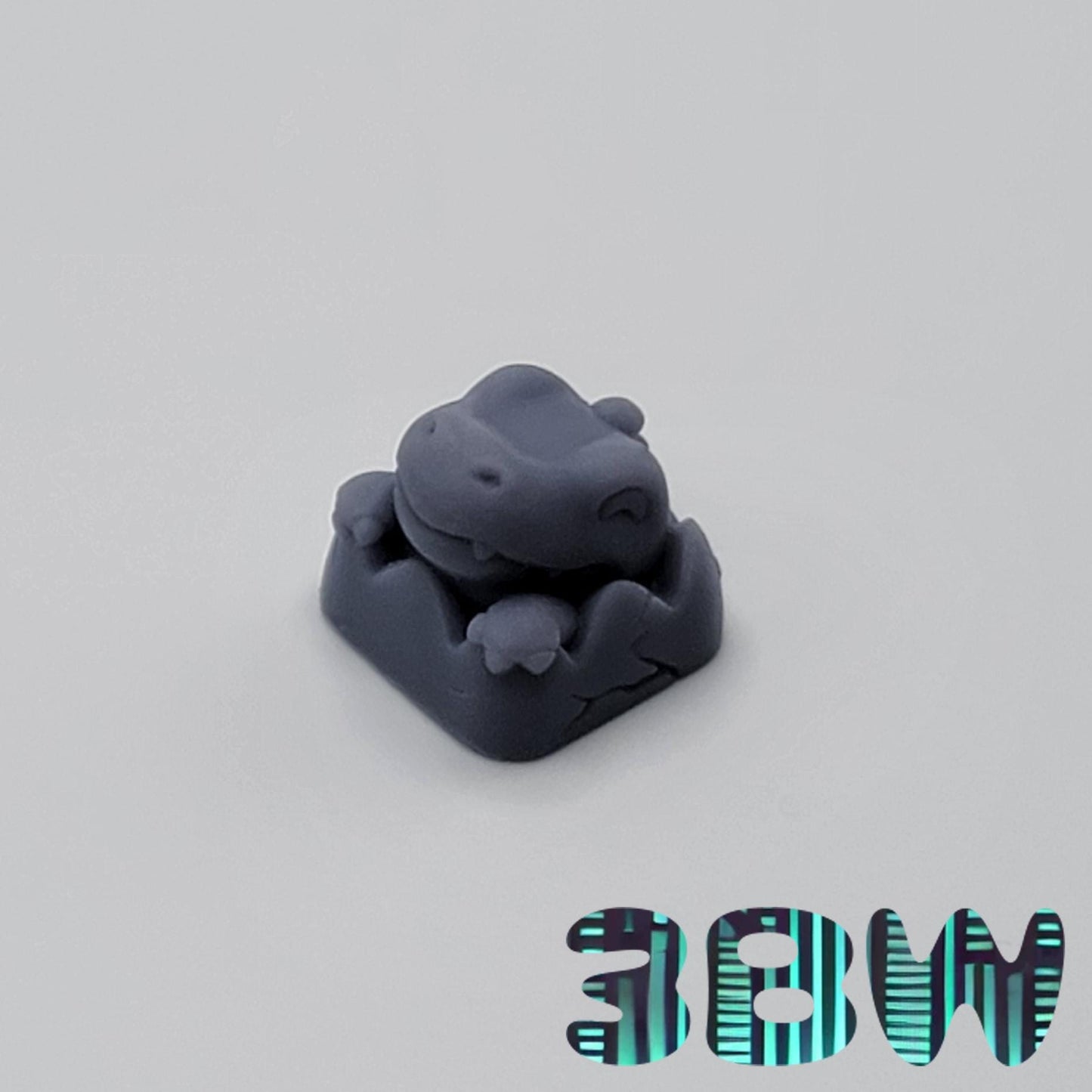 Baby Dinosaur Keycap Set | Unpainted Resin Artisan Caps | Cherry MX | Triceratops, T-Rex, Parasaurolophus