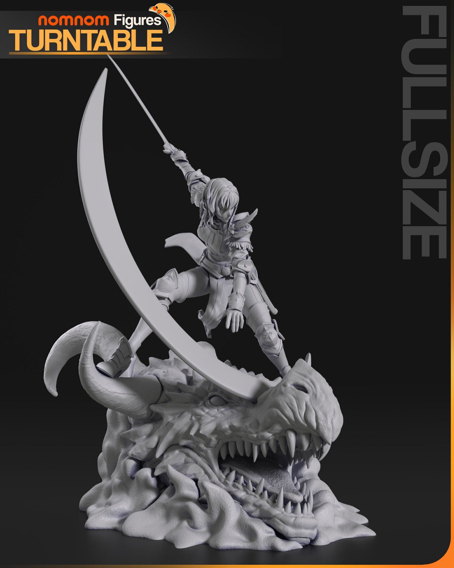 Cha Hae-In | Resin Model or Bust Kit | DIY Solo Leveling S-Rank Hunter