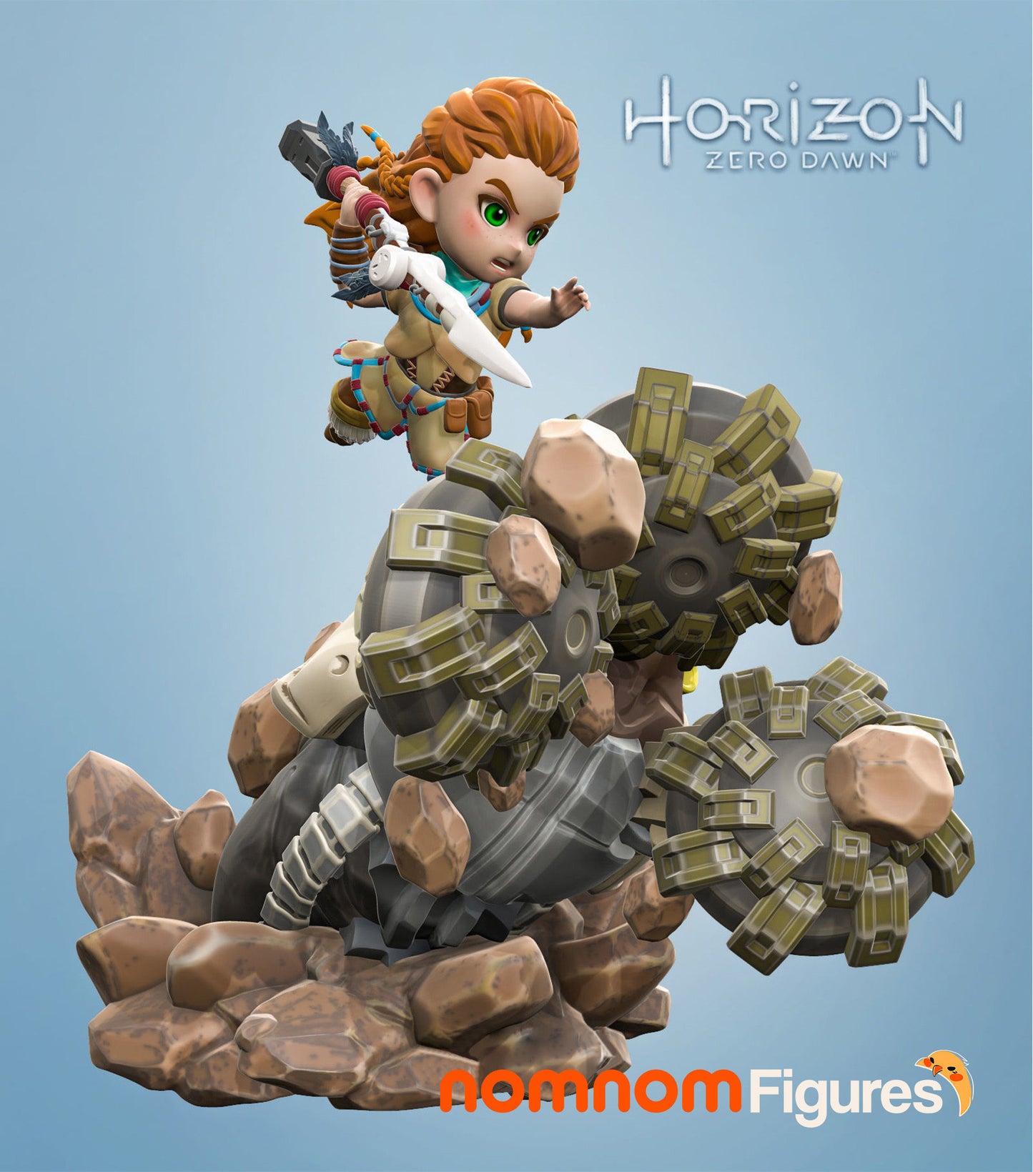 Chibi Aloy | 3" Resin Model Kit | DIY Horizon Zero Dawn