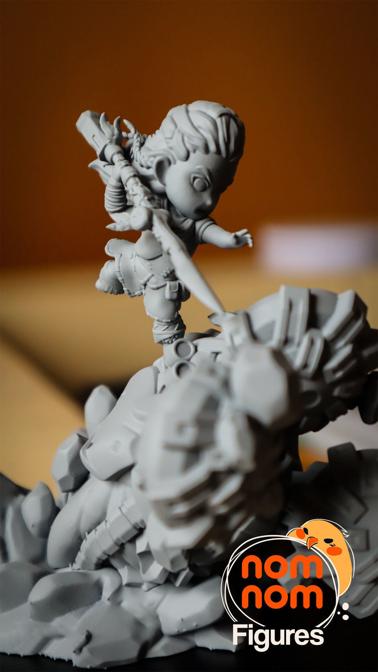Chibi Aloy | 3" Resin Model Kit | DIY Horizon Zero Dawn
