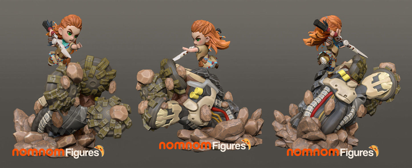 Chibi Aloy | 3" Resin Model Kit | DIY Horizon Zero Dawn