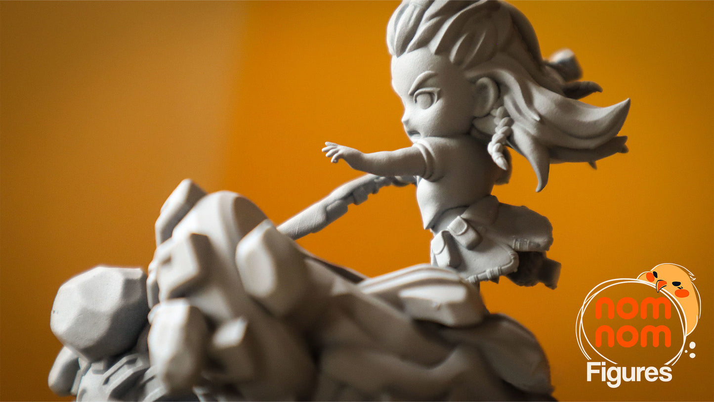 Chibi Aloy | 3" Resin Model Kit | DIY Horizon Zero Dawn