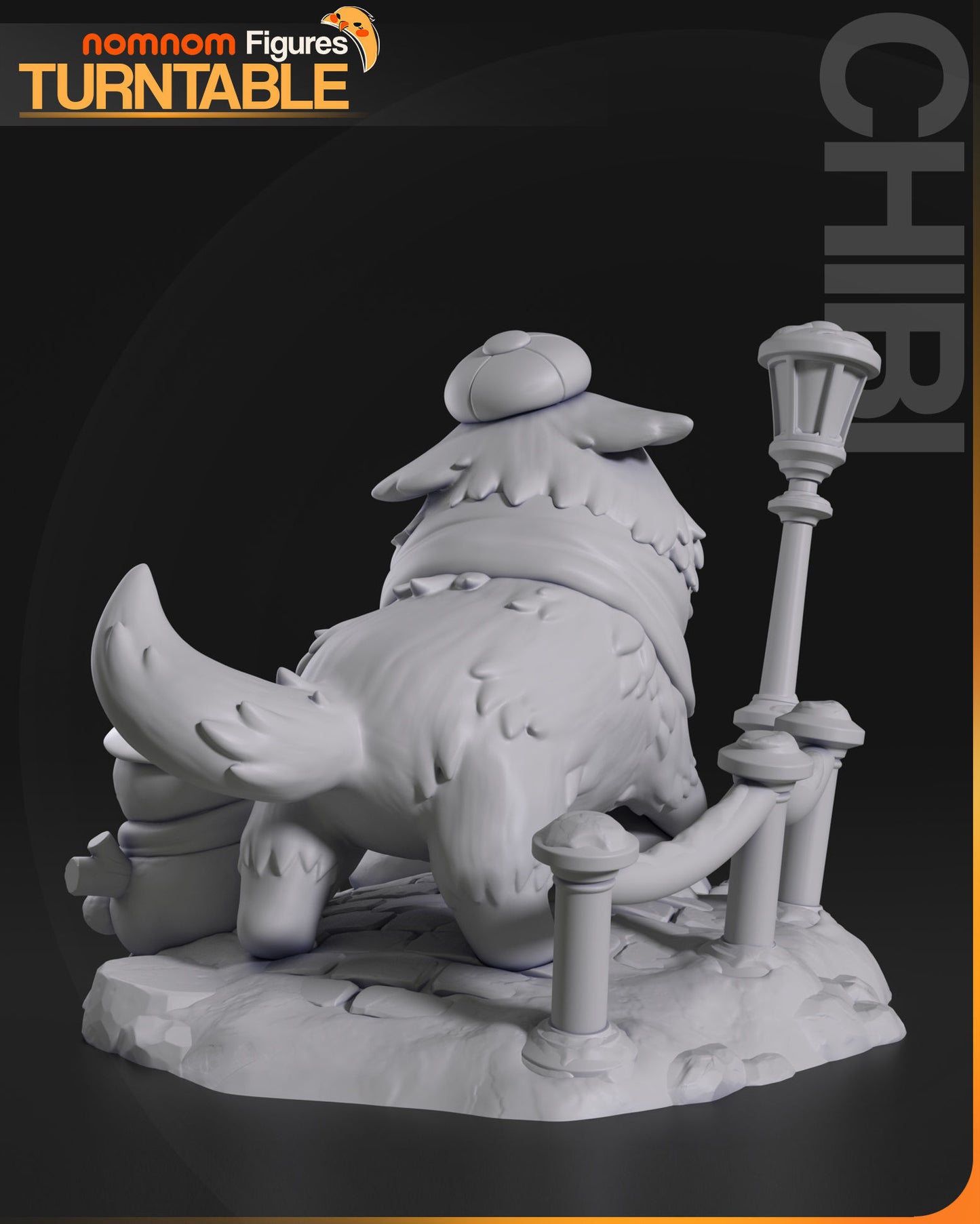Chibi Bond | 2.5" Resin Model Kit | DIY Spy x Family Snow Scene