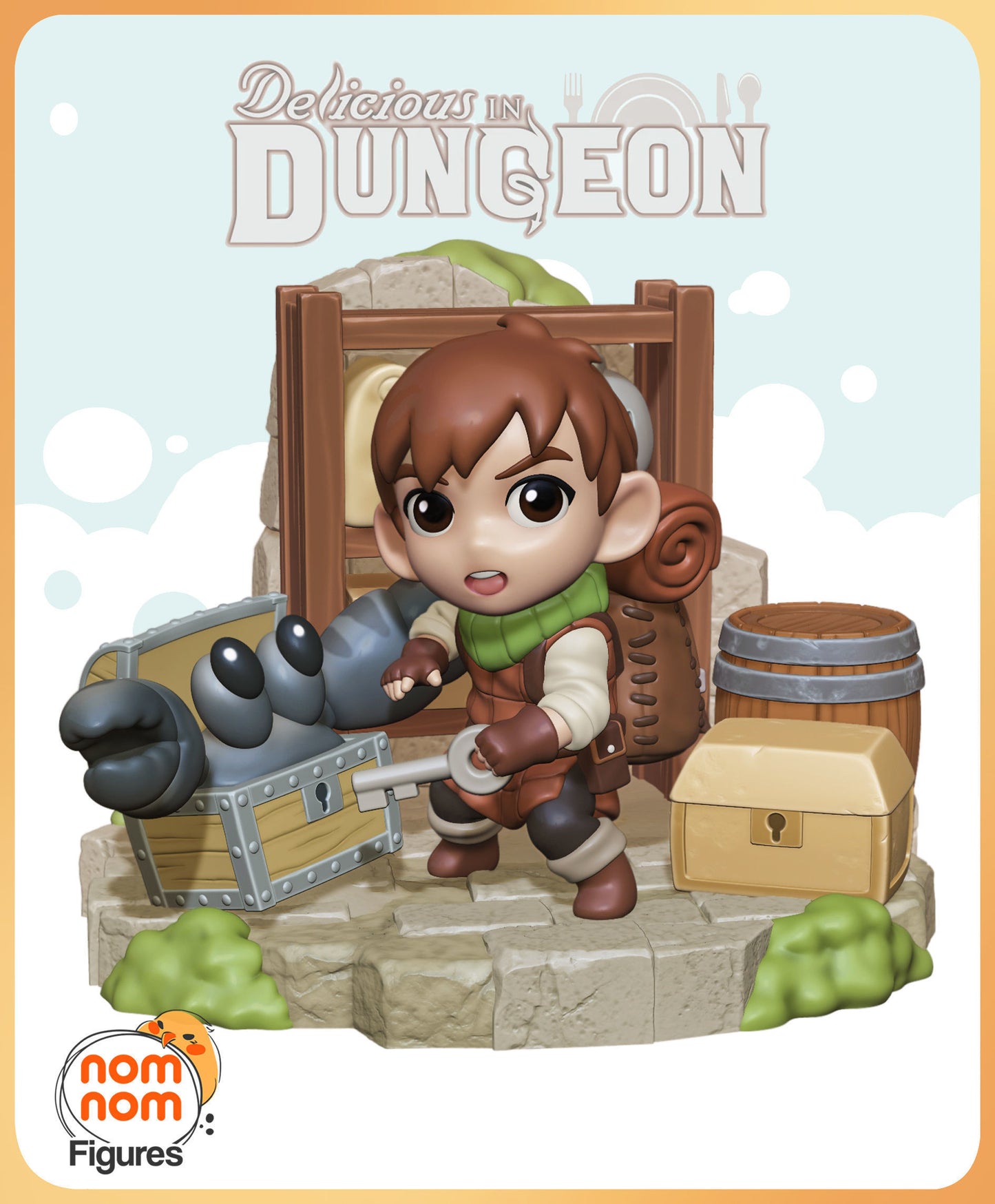 Chibi Chilchuck Tims | 2.5" Resin Model Kit | DIY Dungeon Meshi Halfling Thief