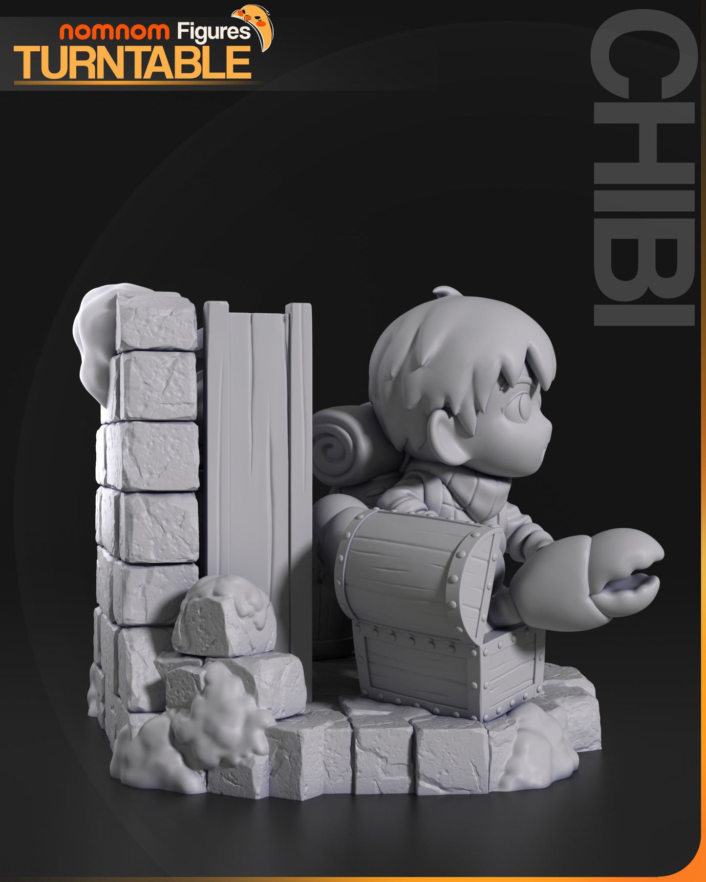 Chibi Chilchuck Tims | 2.5" Resin Model Kit | DIY Dungeon Meshi Halfling Thief