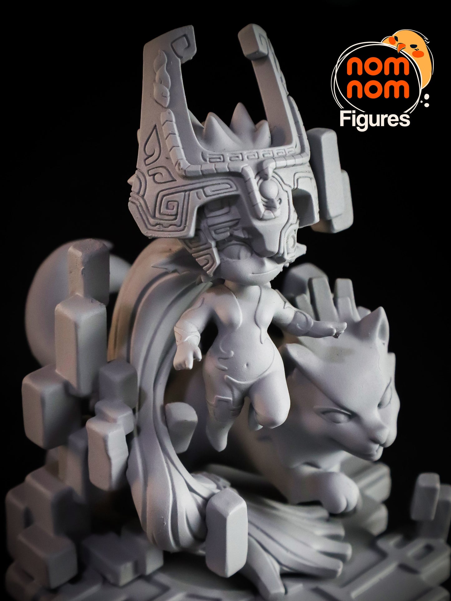 Chibi Midna | 4" Resin Model Kit | DIY Legend of Zelda Twilight Princess