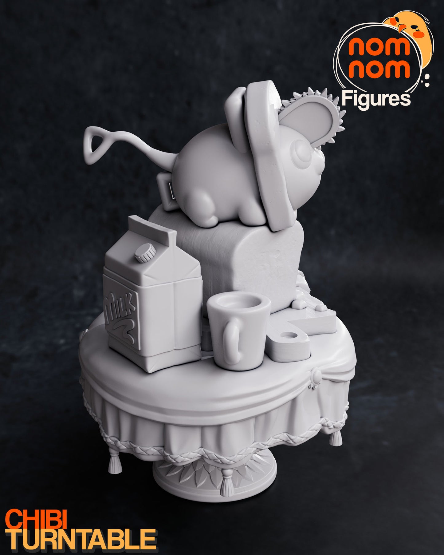 Chibi Pochita | 3.5" Resin Model Kit | DIY Chainsaw Man Adorable Demon