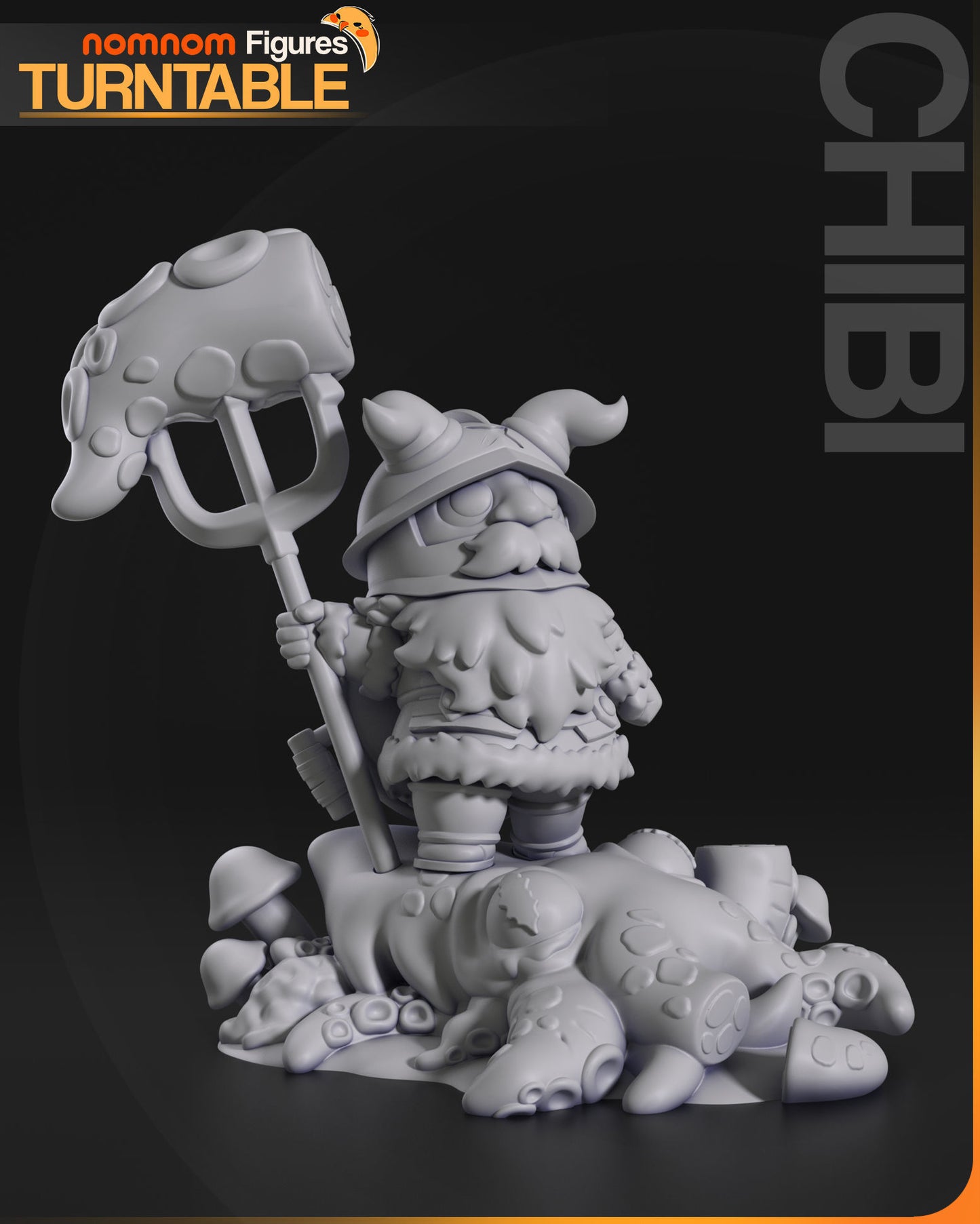 Chibi Dungeon Meshi Set | 4 Resin Model Kits | DIY DND Fantasy Adventure Party
