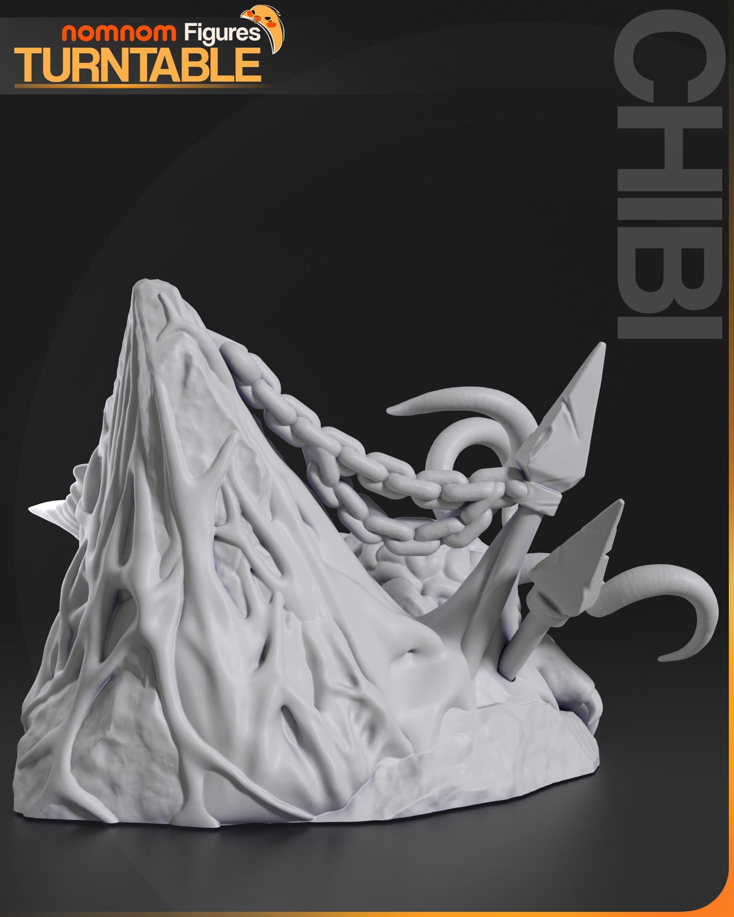 Chibi Us | 2.5-Inch Resin Model Kit | BG3 Baldur's Gate Intellect Devourer Follower
