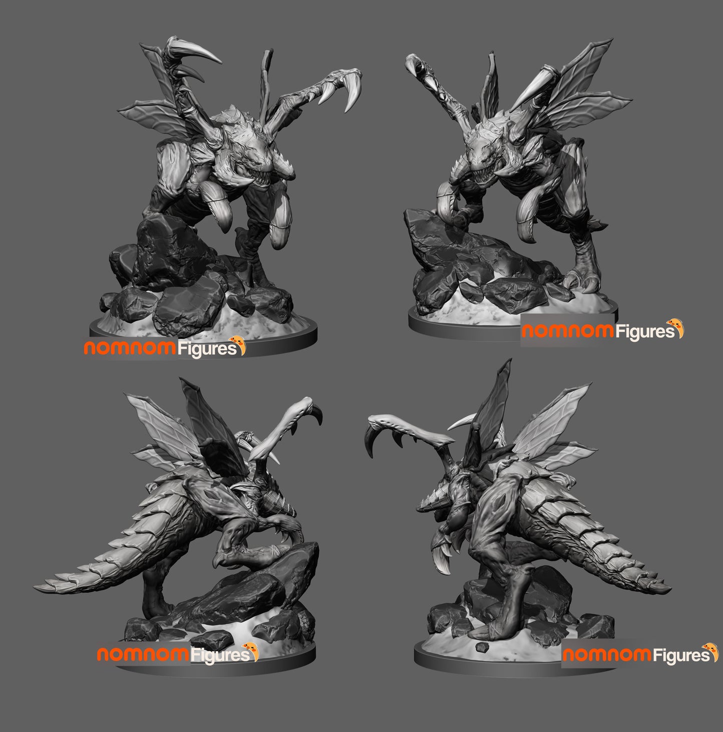 Chibi Zergling | 3" Resin Model Kit | DIY Starcraft Swarm Creature