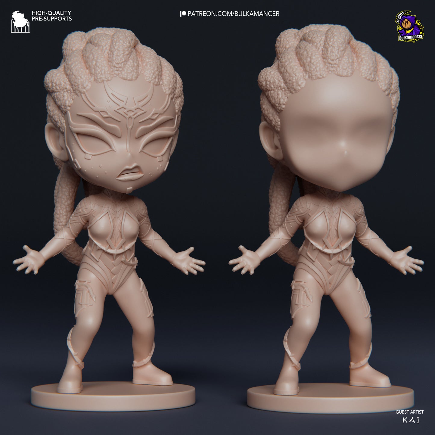 Chibi Mel | 4-Inch Resin Model Kit | DIY League of Legends Arcane Leader
