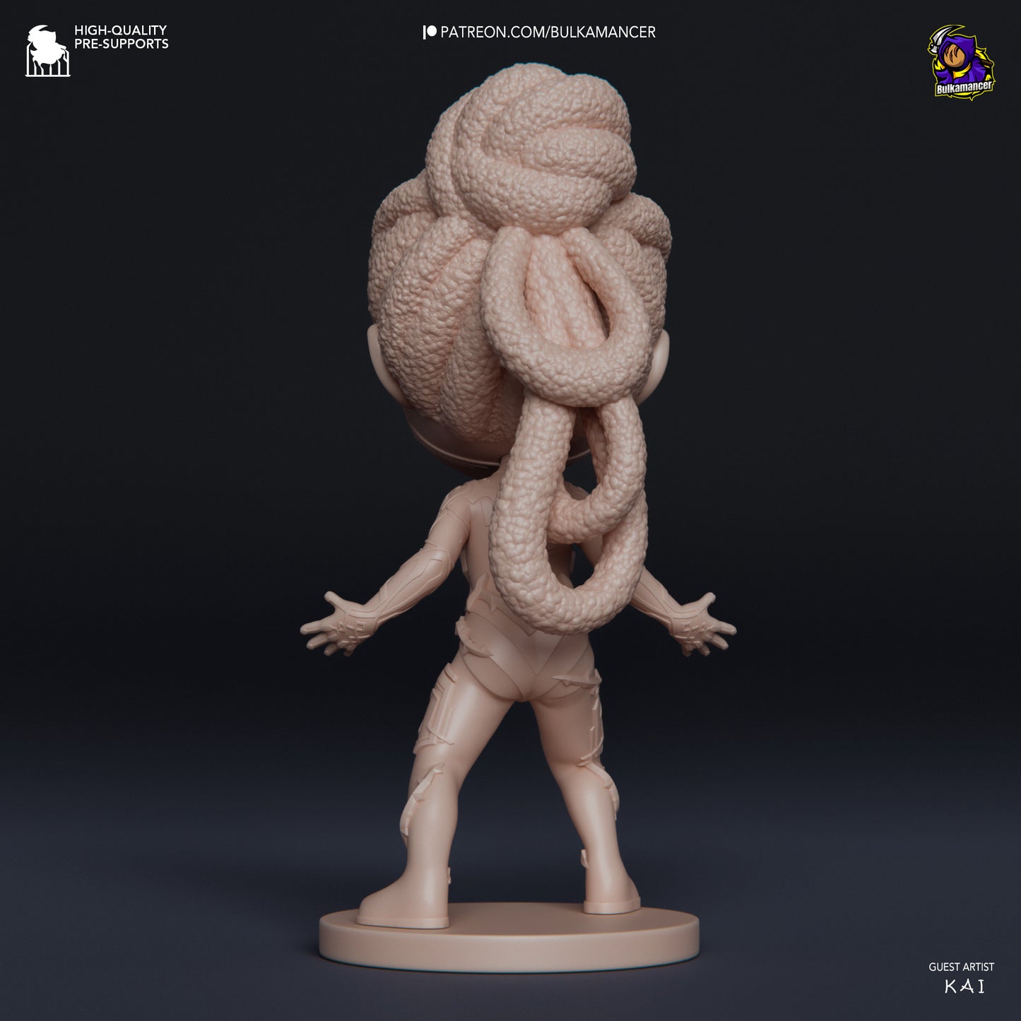 Chibi Mel | 4-Inch Resin Model Kit | DIY League of Legends Arcane Leader