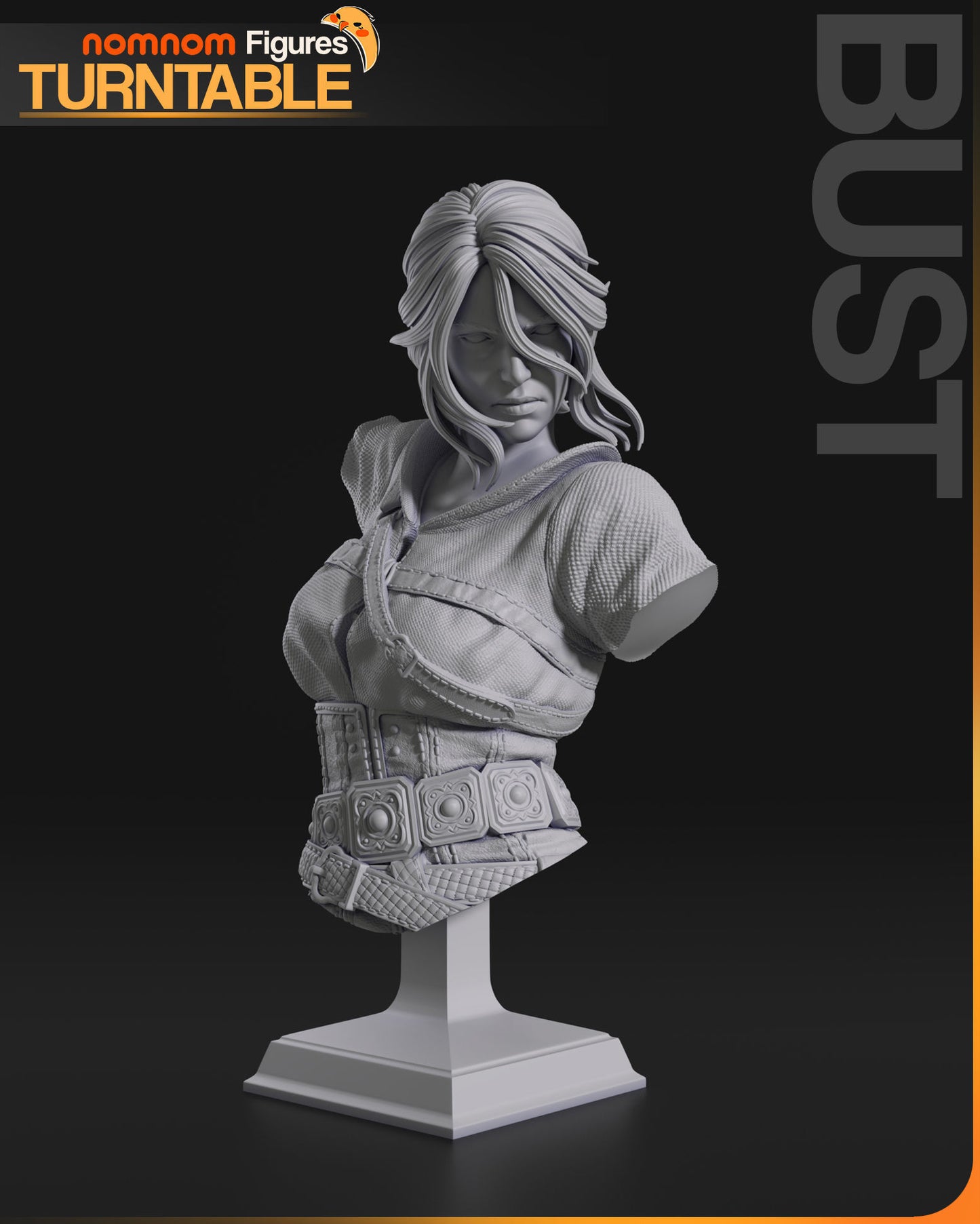 Ciri | Resin Model or Bust Kit | DIY Witcher Elder Blood Princess and Swordfighter
