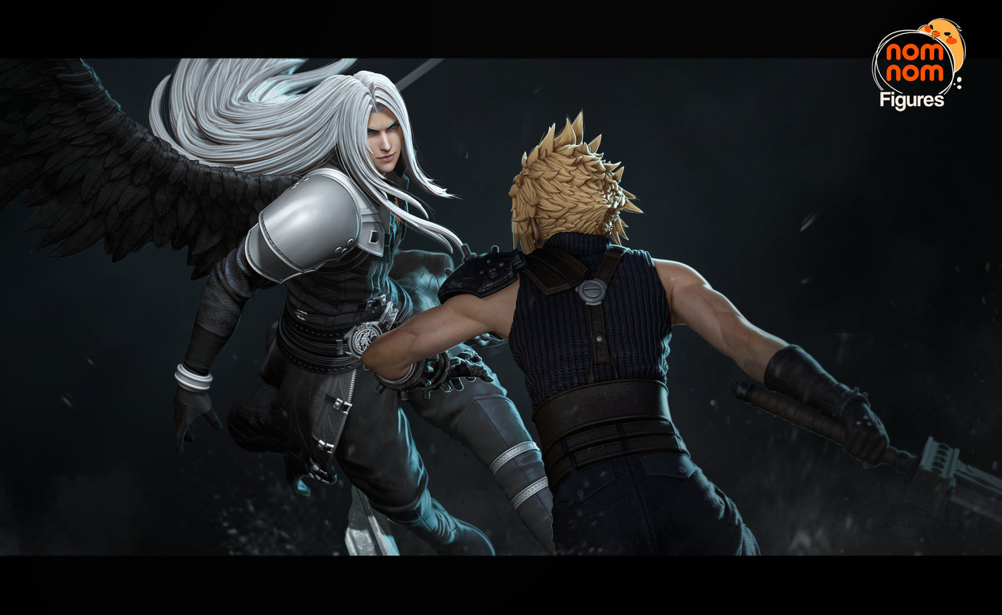 Cloud Strife | 9.5-Inch Resin Model Kit | DIY Final Fantasy VII Hero