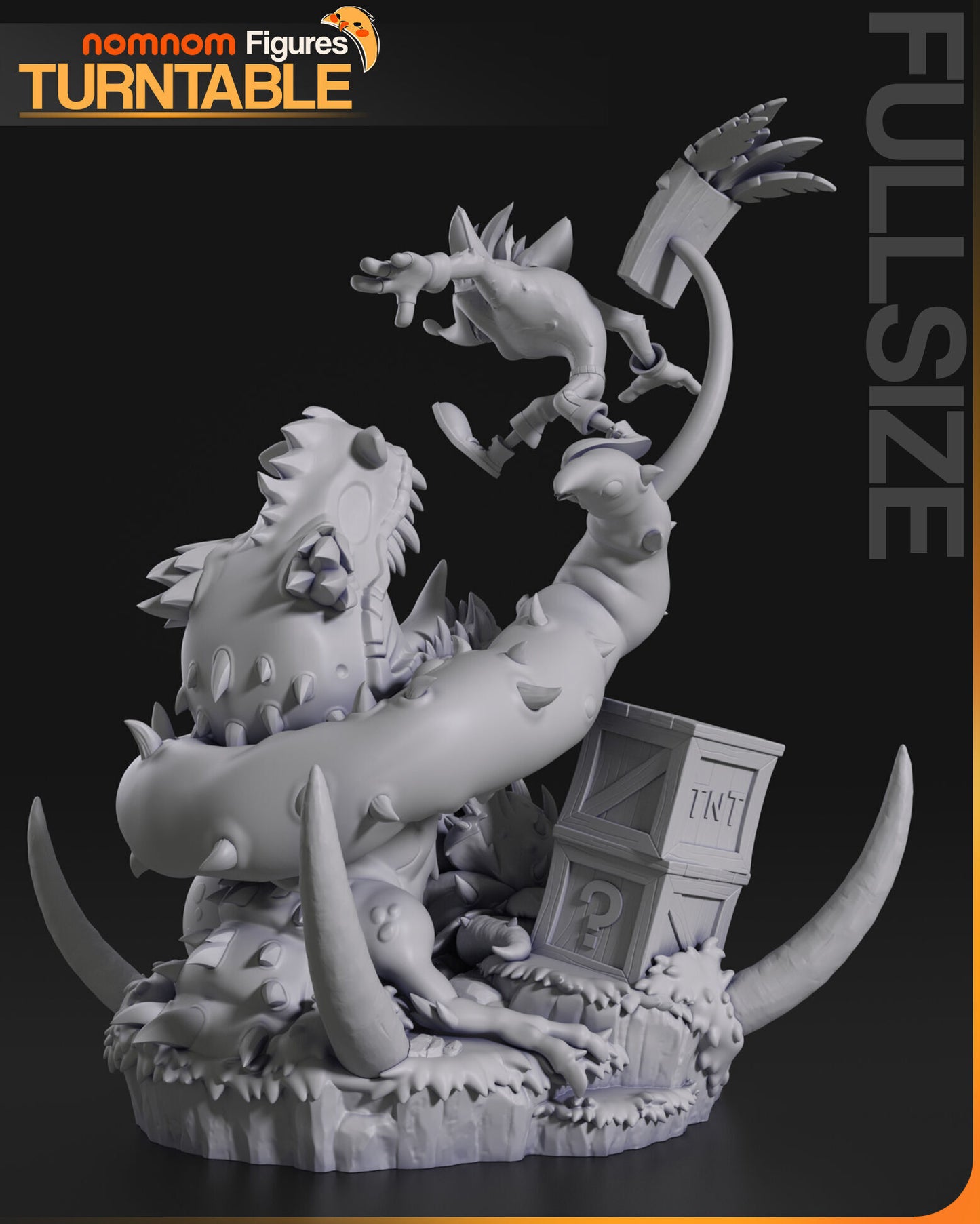 Crash Bandicoot | Resin Model or Bust Kit | DIY Crash’s Wild Ride with Aku Aku