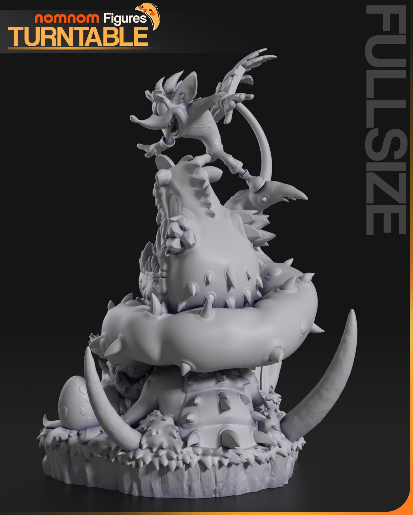 Crash Bandicoot | Resin Model or Bust Kit | DIY Crash’s Wild Ride with Aku Aku