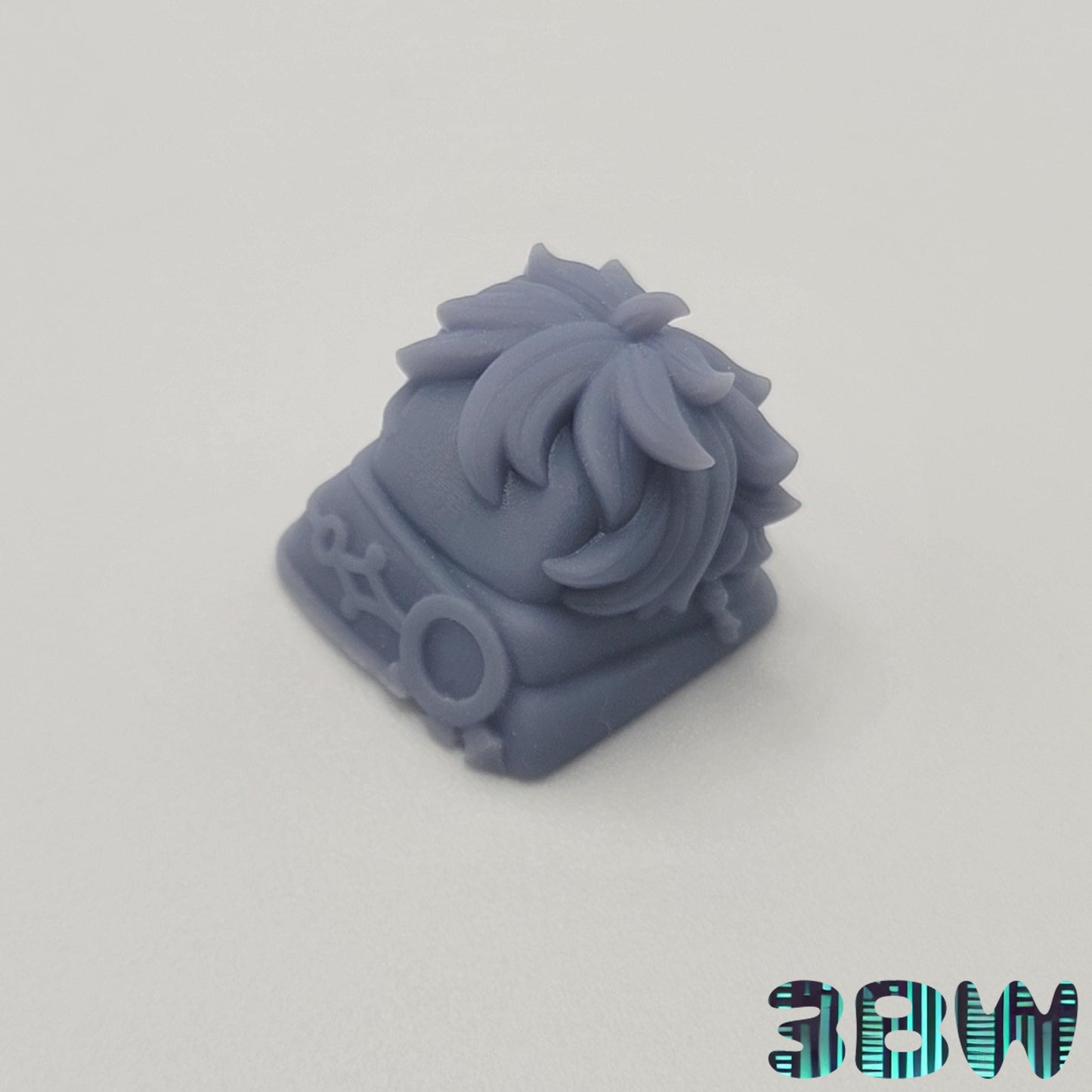 Genshin Impact Keycap Set | Unpainted Resin Artisan Caps | Cherry MX | Aether, Ayaka, Paimon, Zhongli, Raiden Shogun