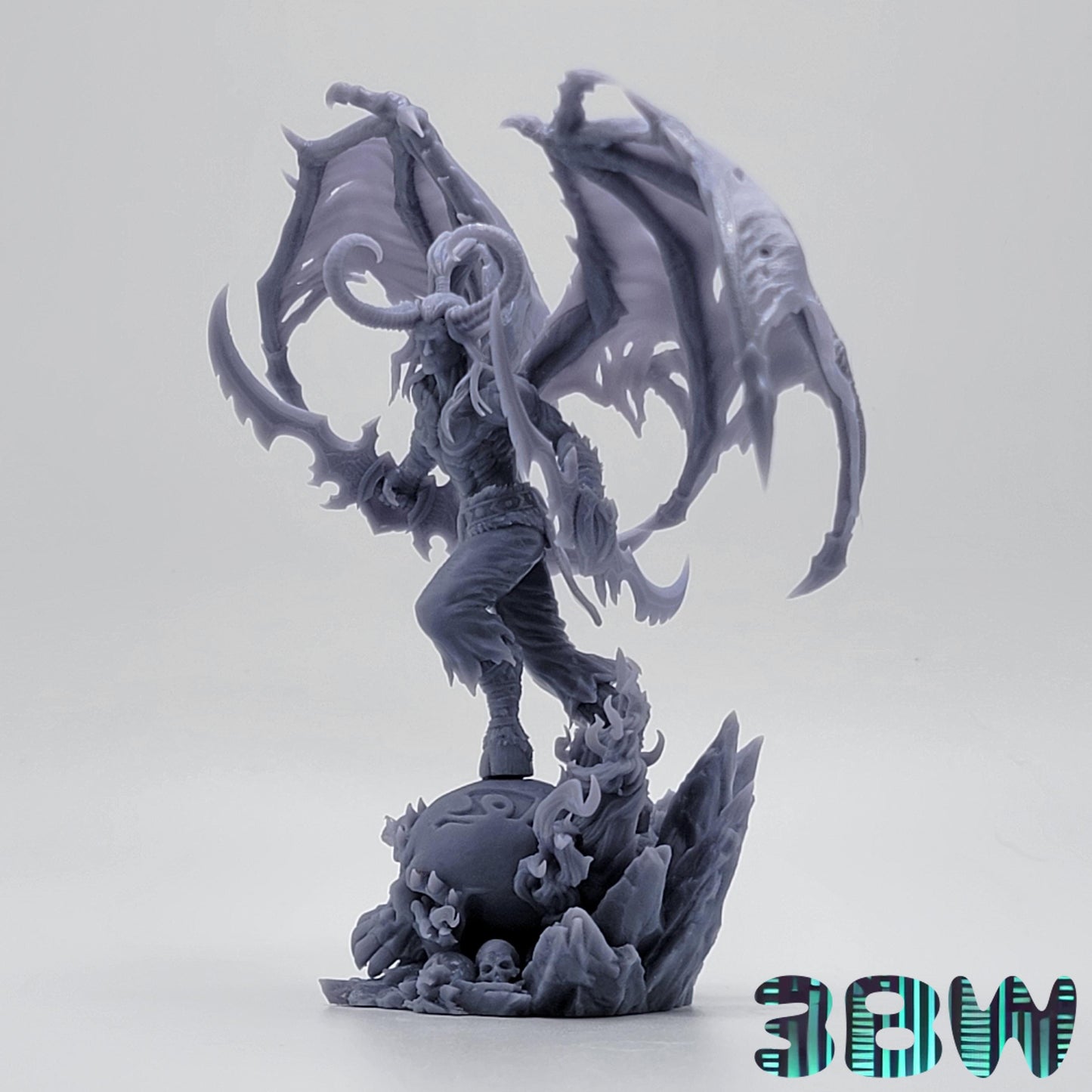 Illidan Stormrage | 5-Inch Resin Model Kit | DIY WoW Demon Hunter Figure