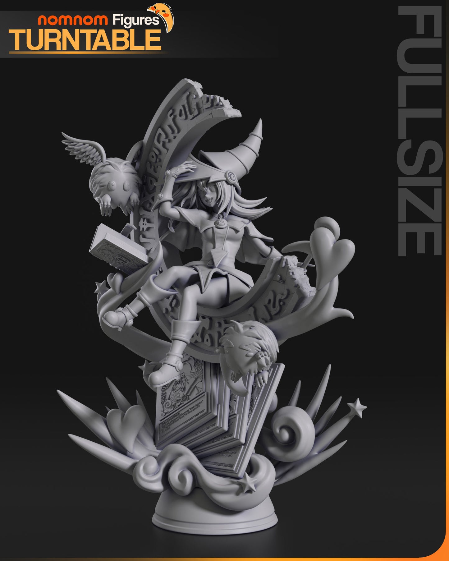Dark Magician Girl | Resin Model or Bust Kit | DIY Yu-Gi-Oh! Legendary Spellcaster