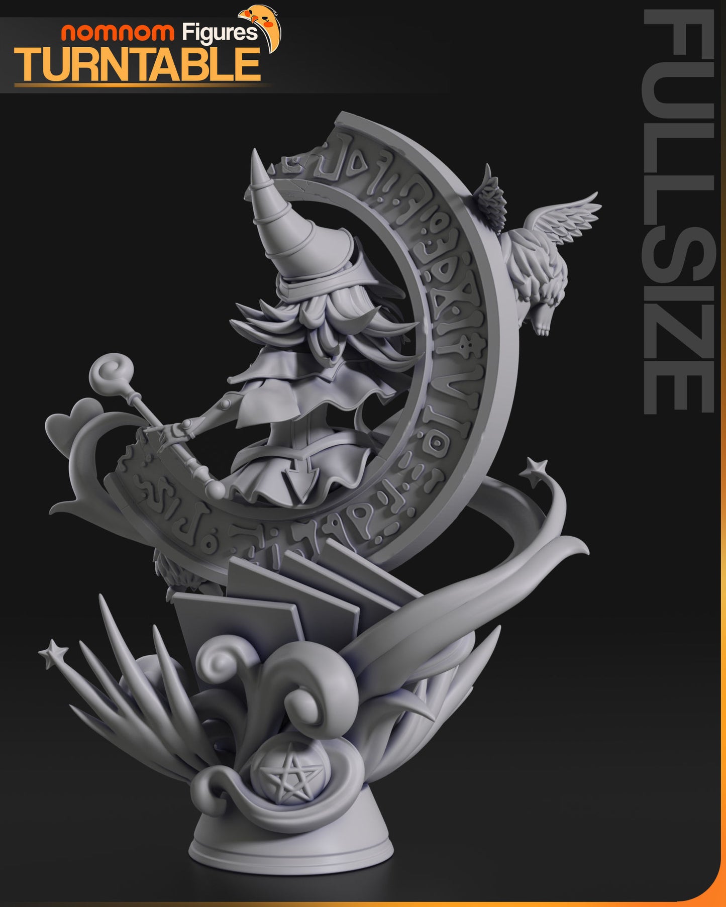 Dark Magician Girl | Resin Model or Bust Kit | DIY Yu-Gi-Oh! Legendary Spellcaster