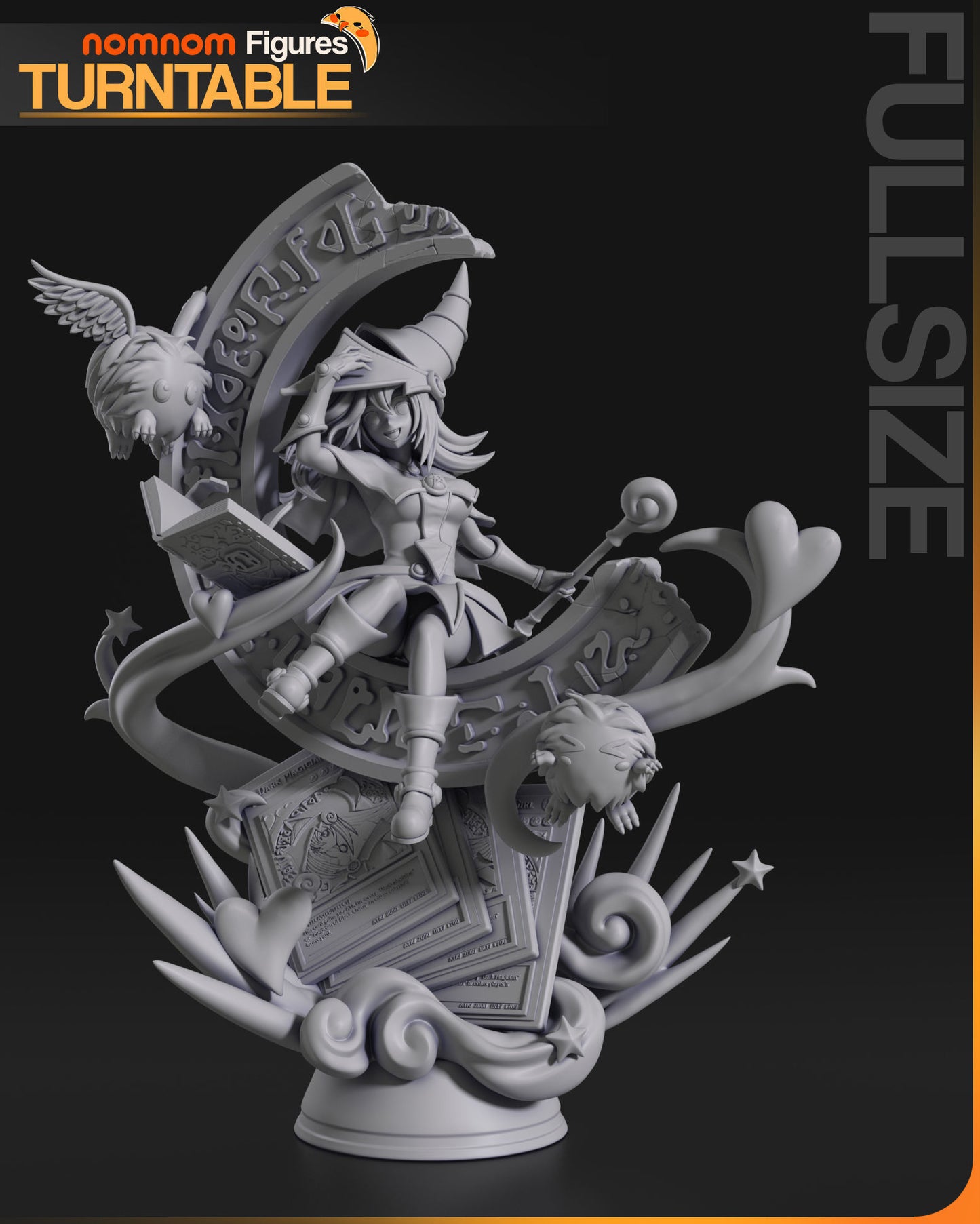 Dark Magician Girl | Resin Model or Bust Kit | DIY Yu-Gi-Oh! Legendary Spellcaster