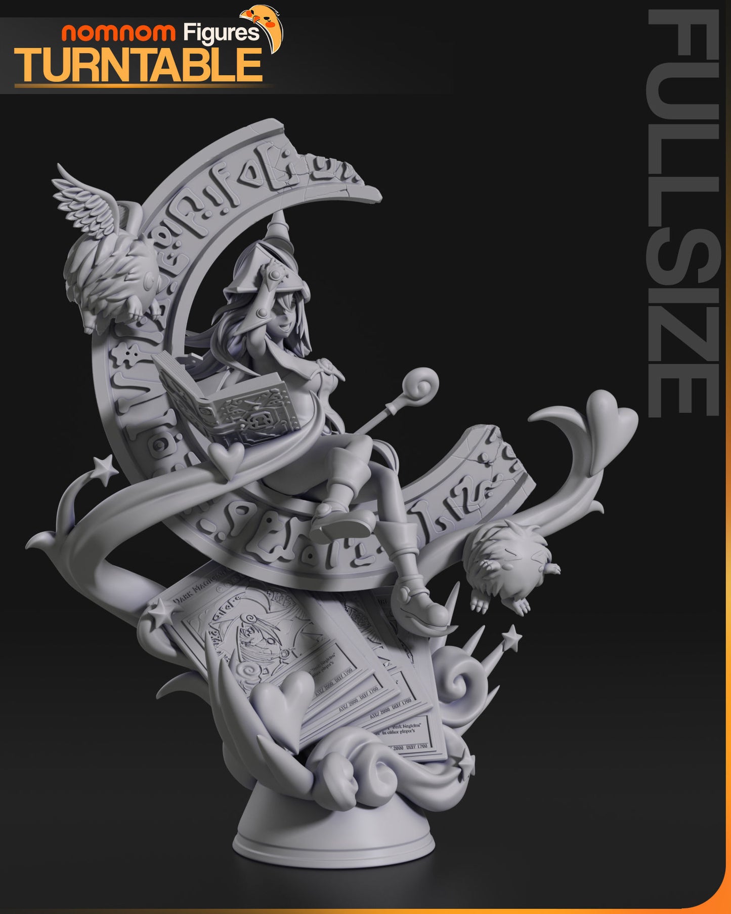 Dark Magician Girl | Resin Model or Bust Kit | DIY Yu-Gi-Oh! Legendary Spellcaster
