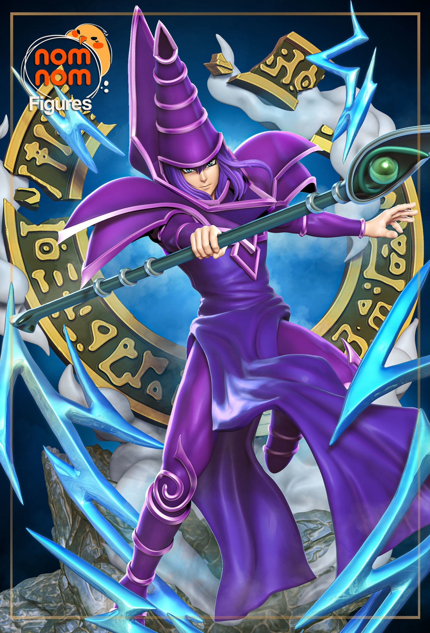 Dark Magician | Resin Model or Bust Kit | DIY Yu-Gi-Oh Legendary Spellcaster