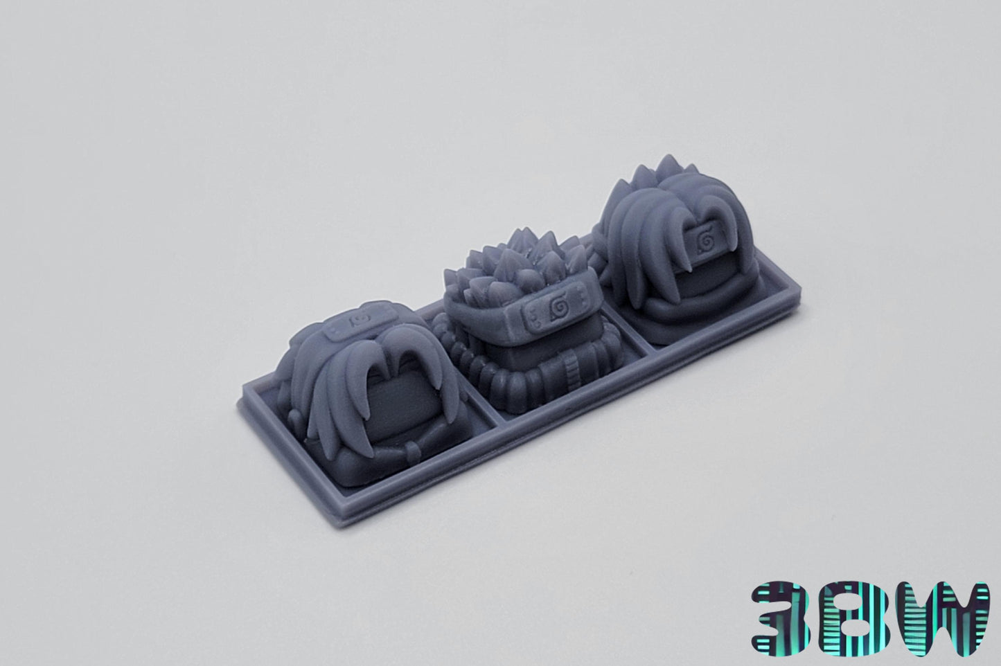 Naruto Keycap Set | Unpainted Resin Artisan Caps  | Cherry MX | Naruto, Sasuke, Sakura
