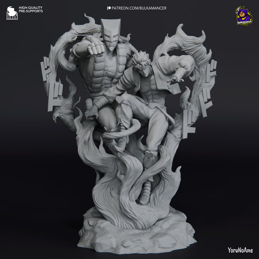 Dio and The World | 11.5-Inch Resin Model Kit | JoJo’s Bizarre Adventure Dio Brando