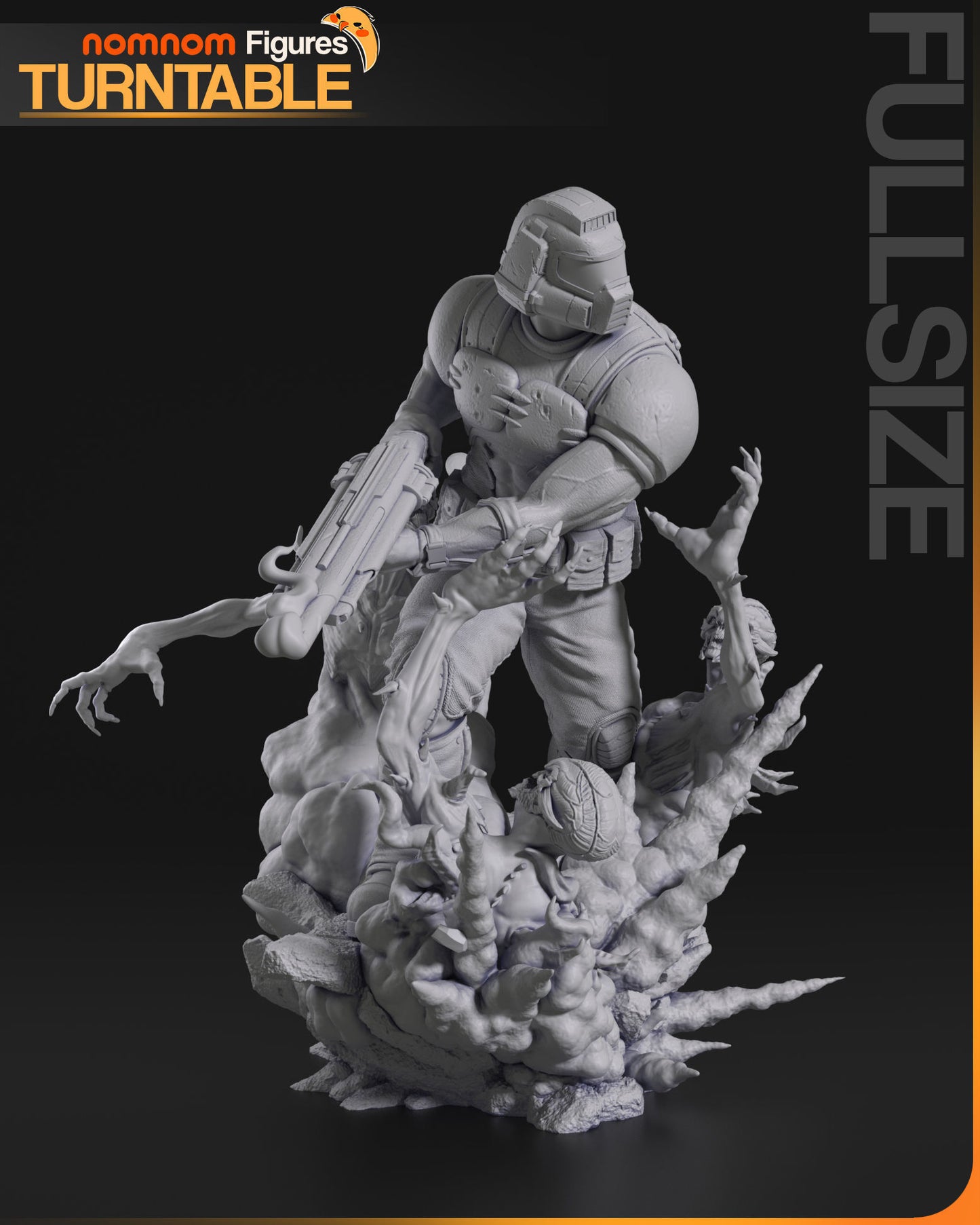 Doom Guy | Resin Model or Bust Kit | DIY DOOM Slayer