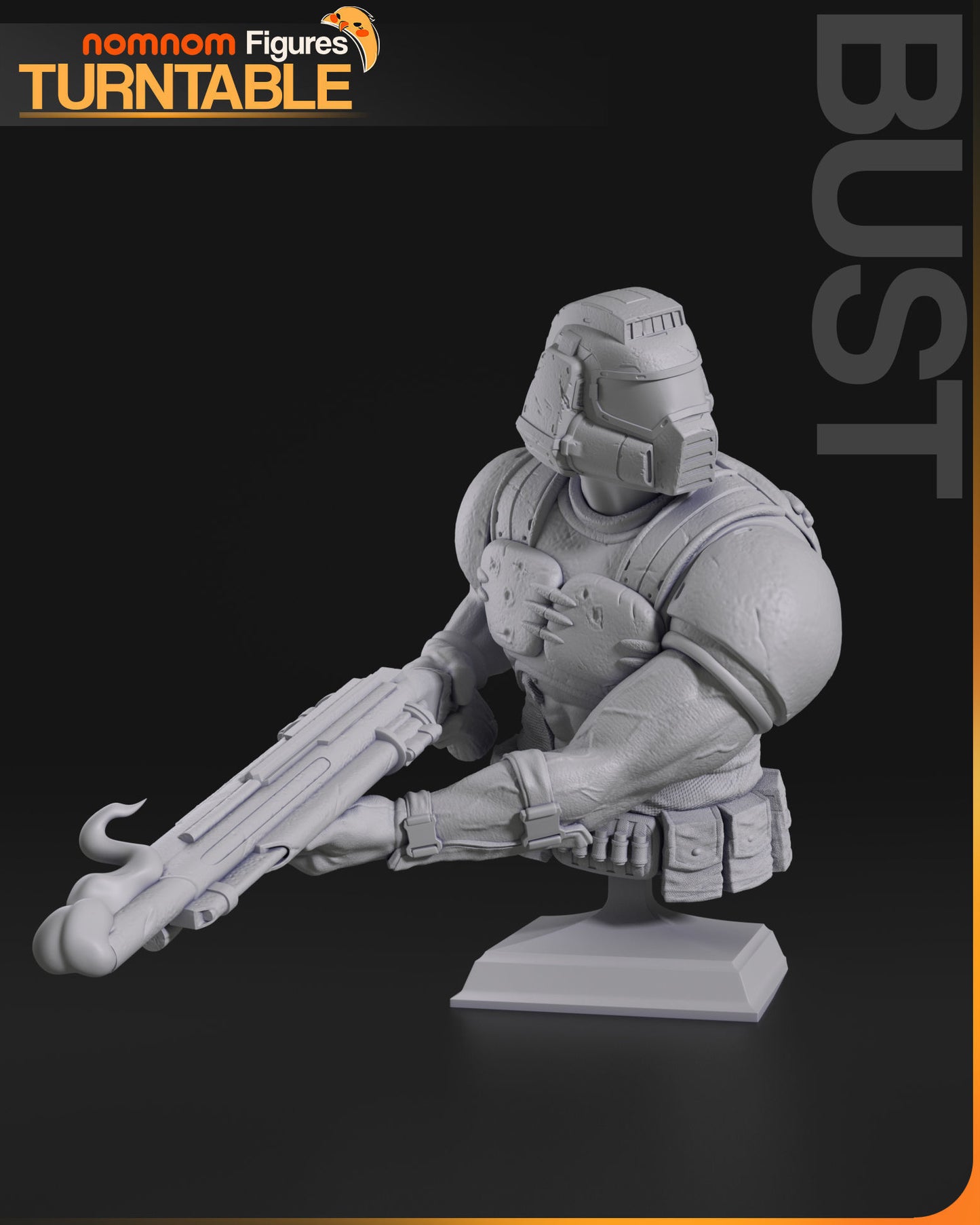 Doom Guy | Resin Model or Bust Kit | DIY DOOM Slayer