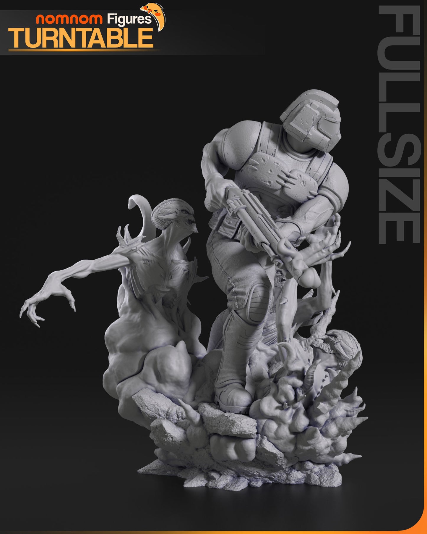 Doom Guy | Resin Model or Bust Kit | DIY DOOM Slayer