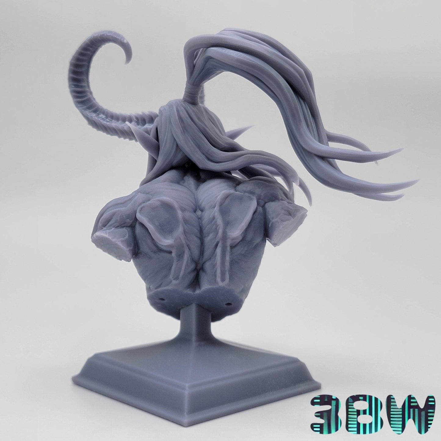 Illidan Stormrage Bust | 3.5-Inch Resin Model Kit | DIY WoW Demon Hunter Figure