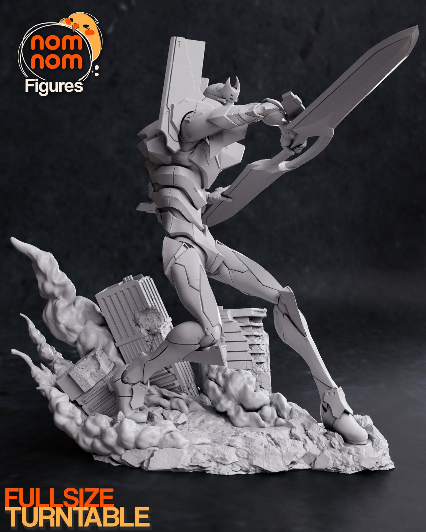 Eva Unit-02 | Resin Model or Bust Kit | DIY Neon Genesis Bio-Mech