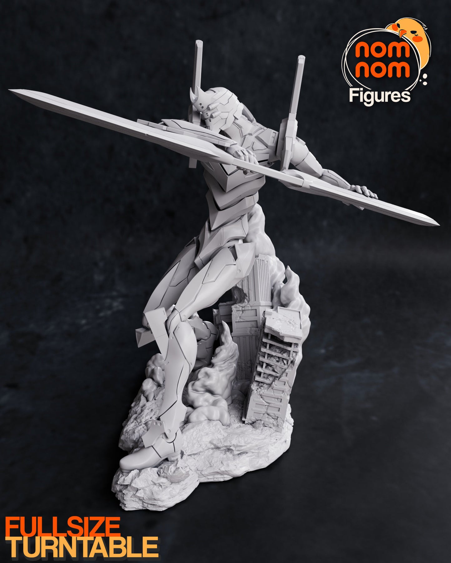 Eva Unit-02 | Resin Model or Bust Kit | DIY Neon Genesis Bio-Mech