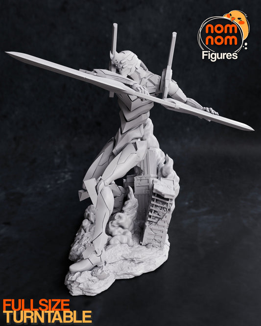 Eva Unit-02 | Resin Model or Bust Kit | DIY Neon Genesis Bio-Mech