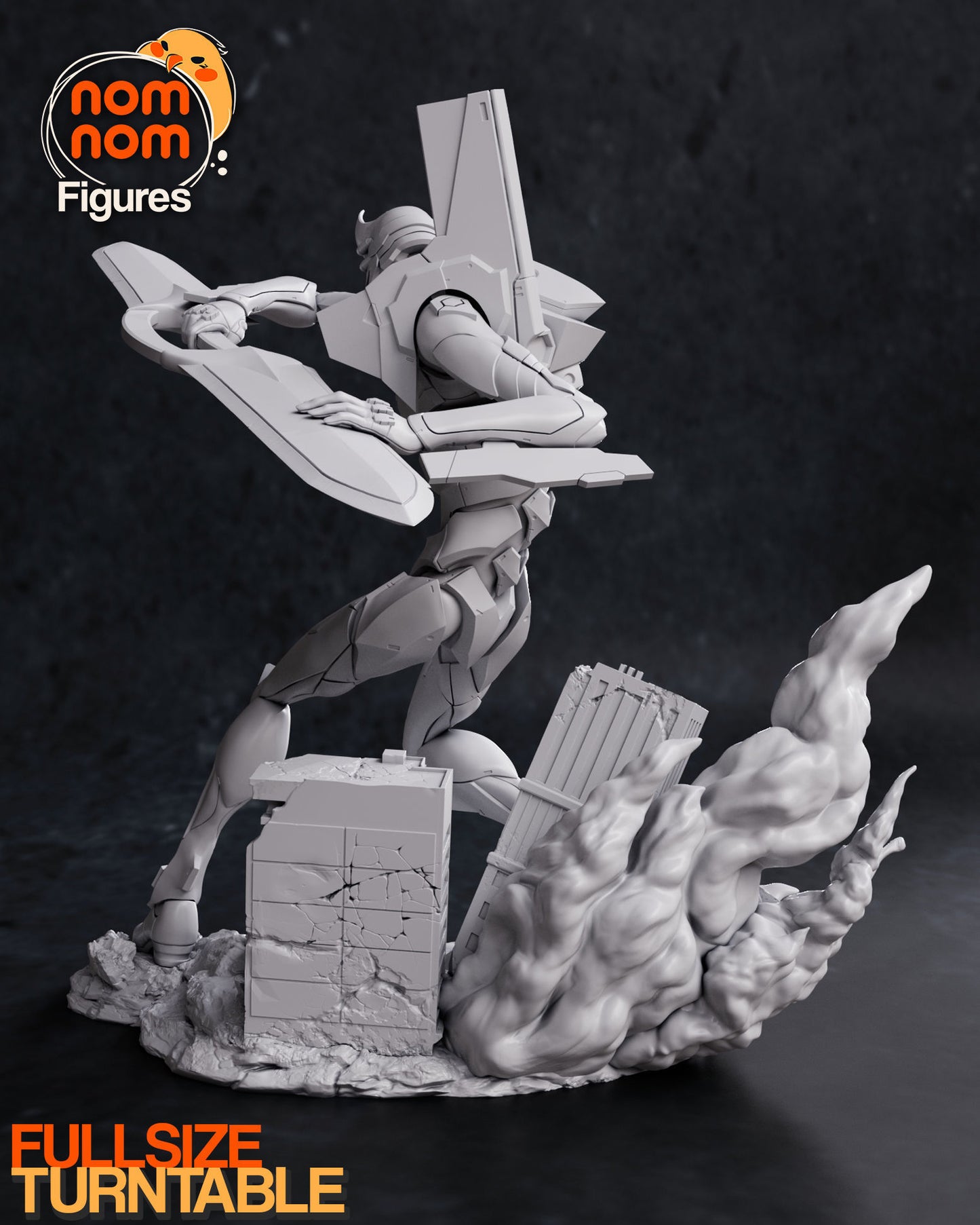 Eva Unit-02 | Resin Model or Bust Kit | DIY Neon Genesis Bio-Mech