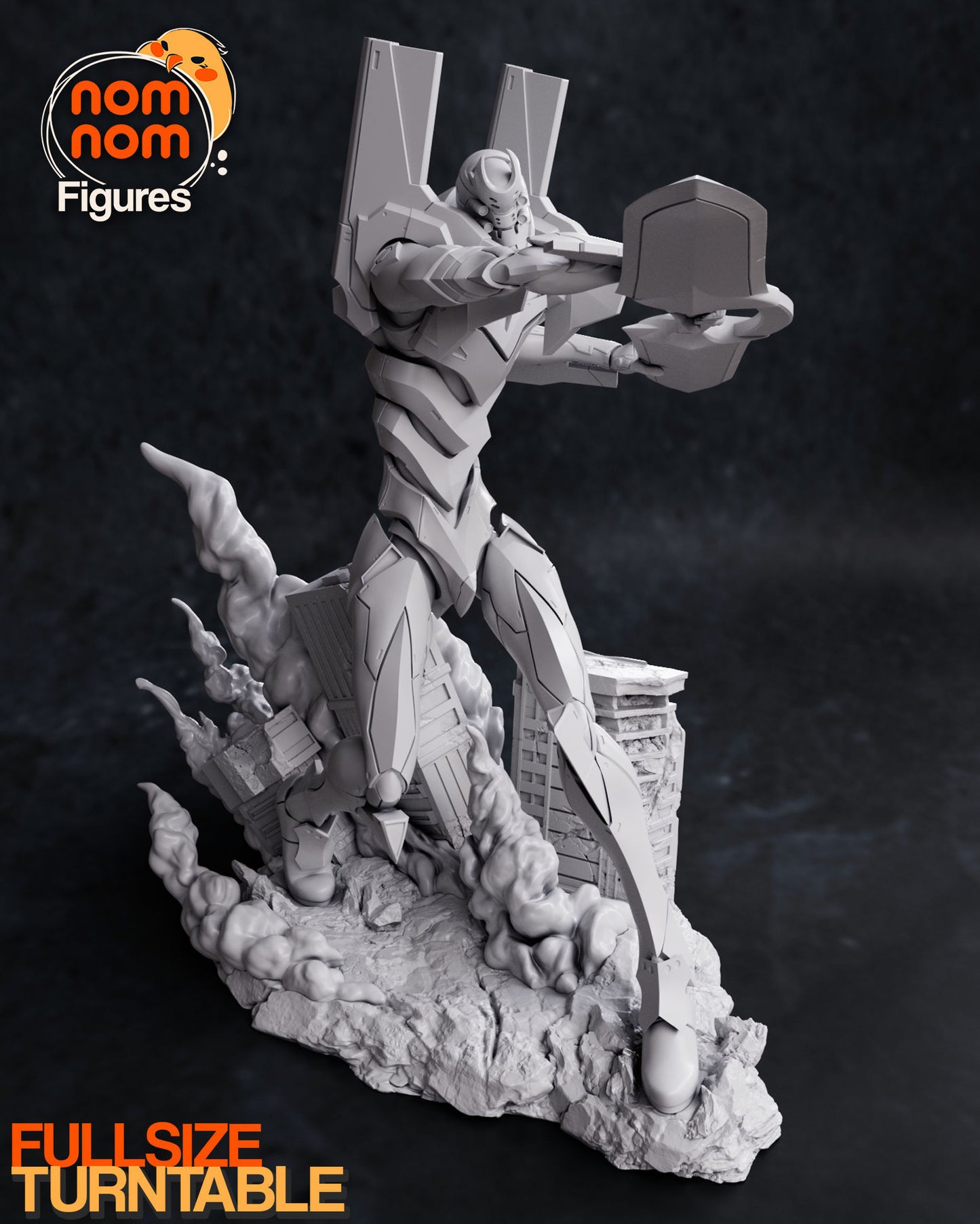 Eva Unit-02 | Resin Model or Bust Kit | DIY Neon Genesis Bio-Mech