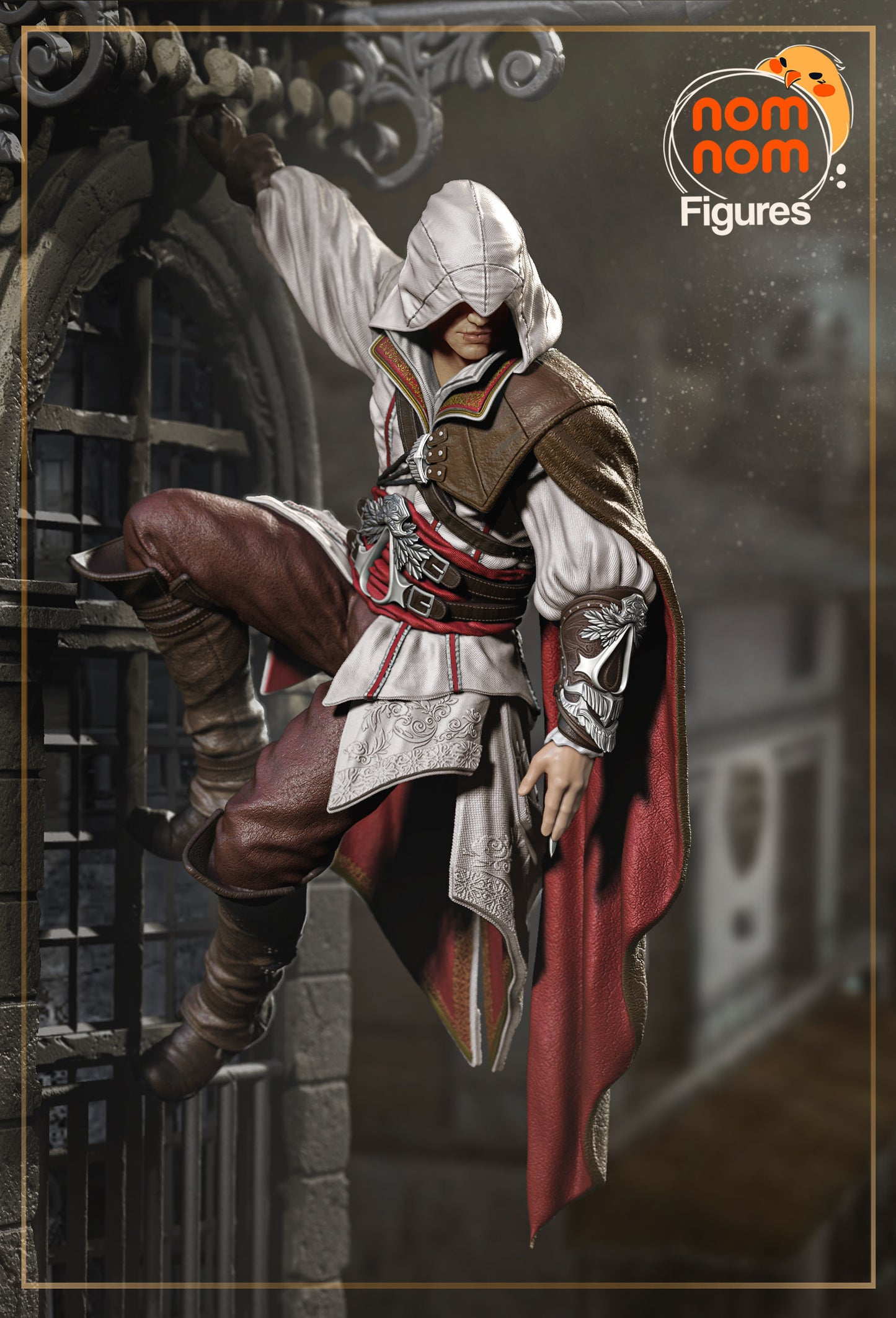 Ezio Auditore da Firenze | Resin Model or Bust Kit | DIY Assassin's Creed Master Assassin