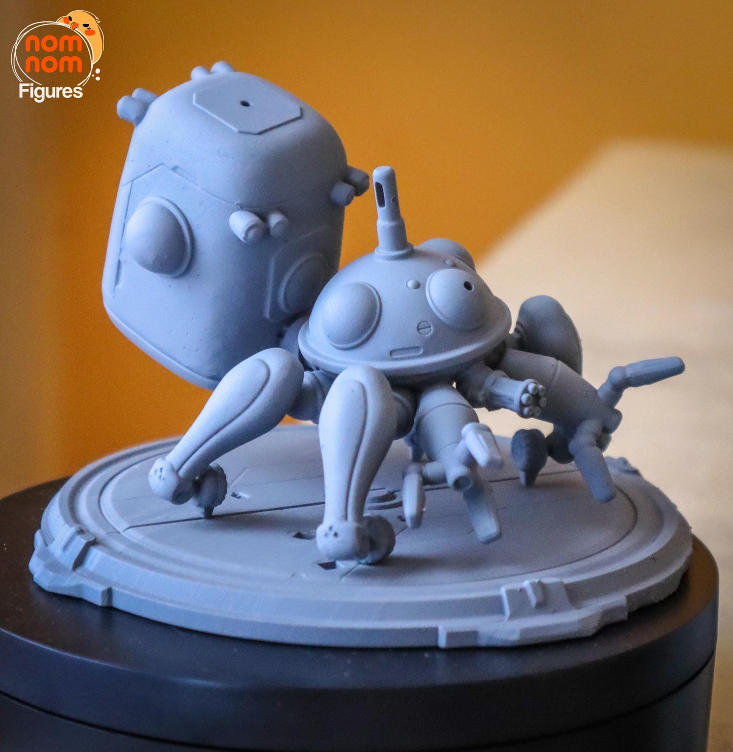 Chibi Motoko Kusanagi and Tachikoma | 3-Inch Resin Model Kit | Ghost in the Shell