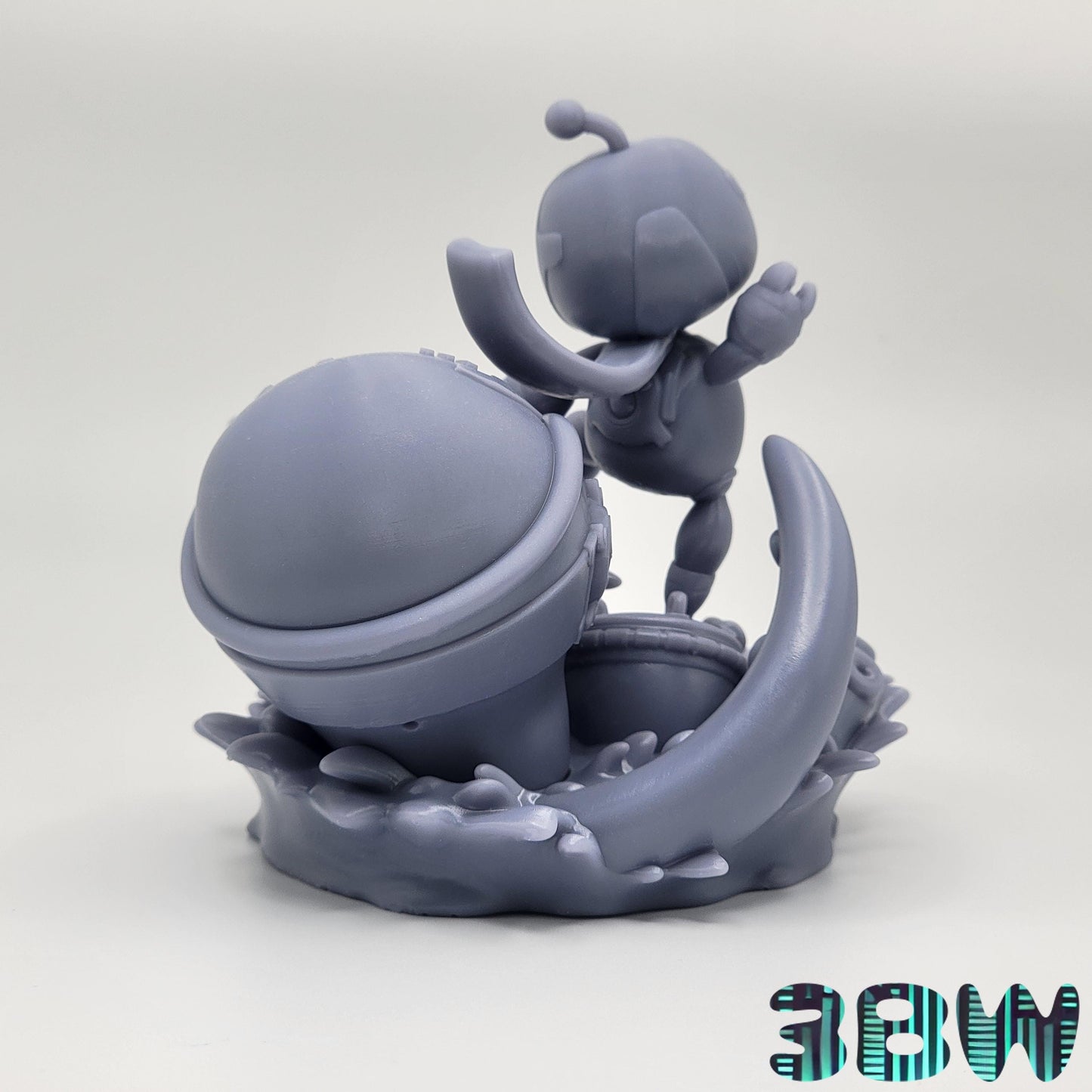 Astro Bot vs Waco Taco Battle Diorama | 3.5-Inch Resin Model Kit | DIY Model Kit